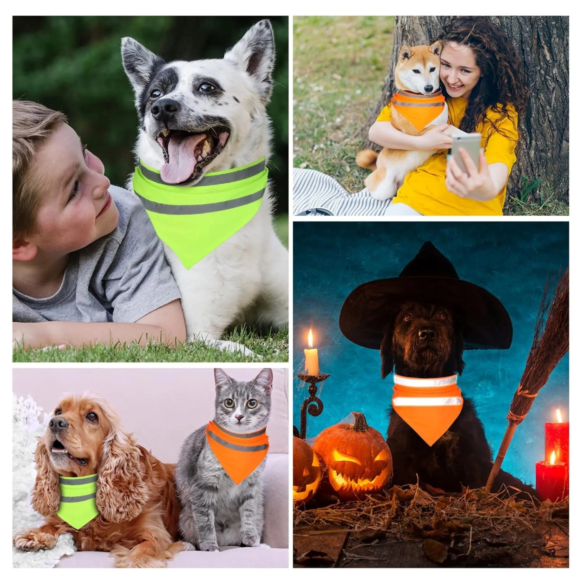 Pet Reflective Lightweight Triangle Scarf 5