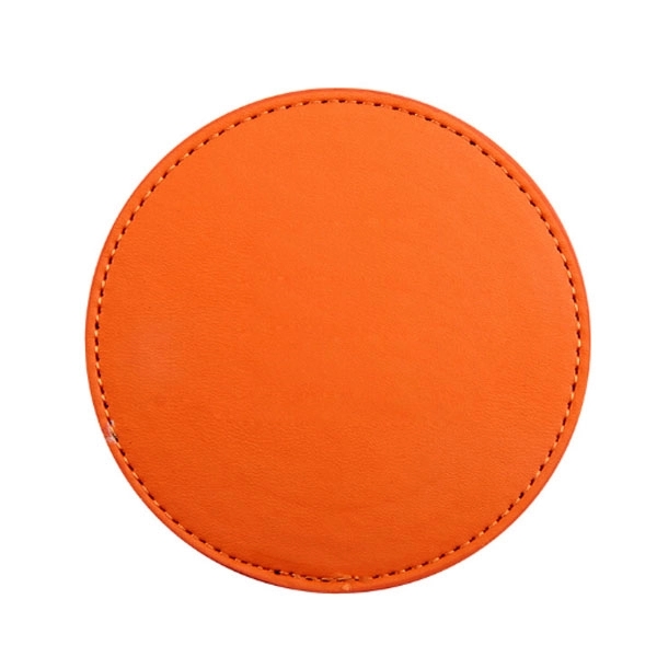 Round PU Leather Coasters 5