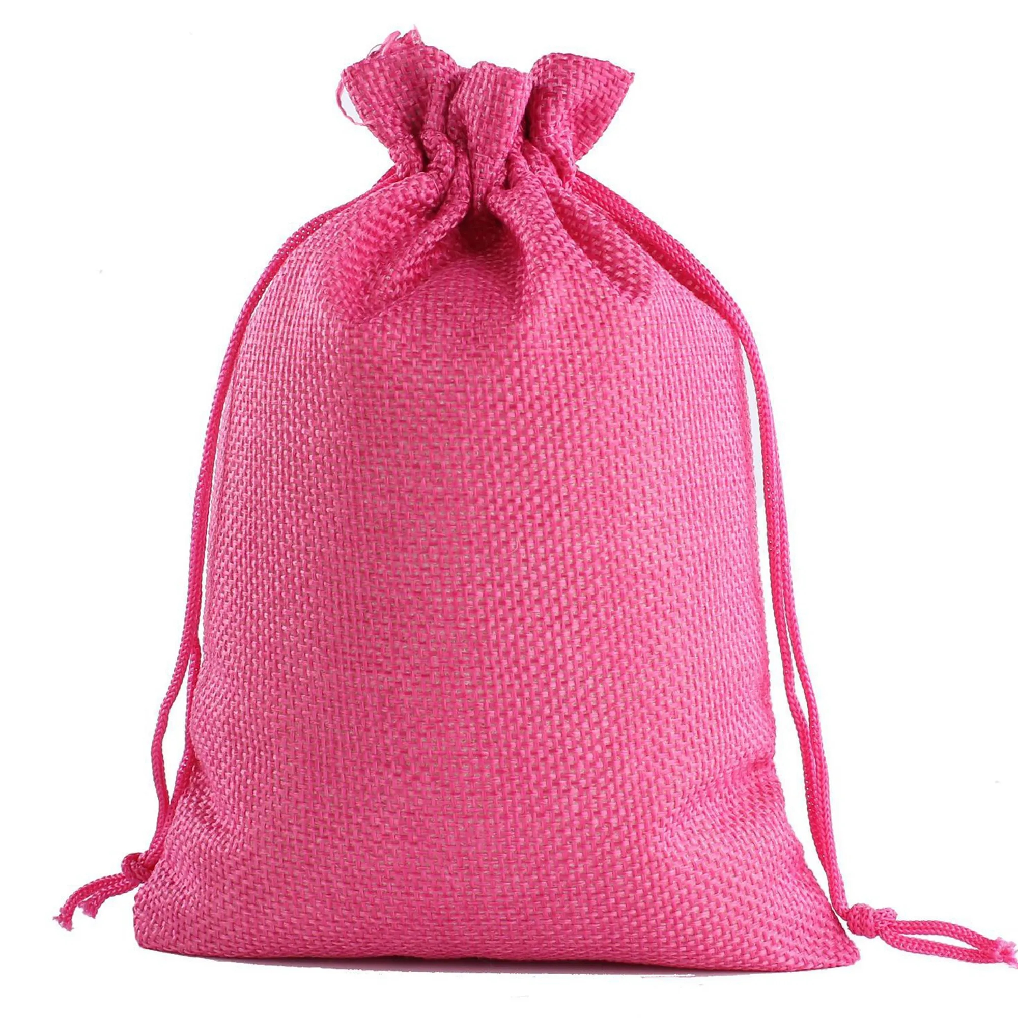 Linen Bunched Holiday Retail Gift Bag 3
