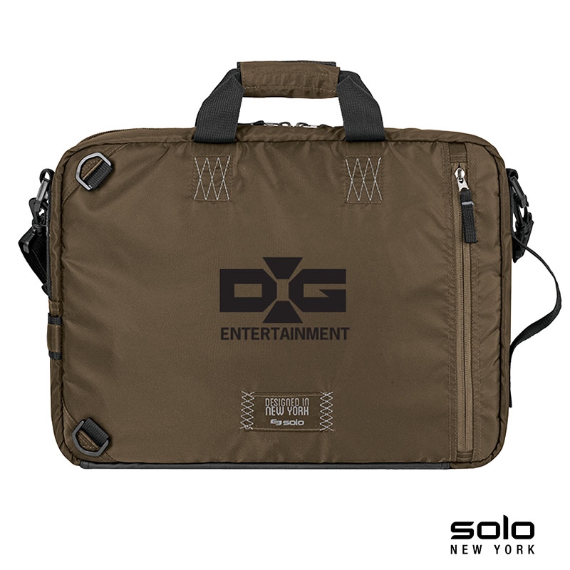 Solo New York Zone Briefcase Backpack Hybrid 17