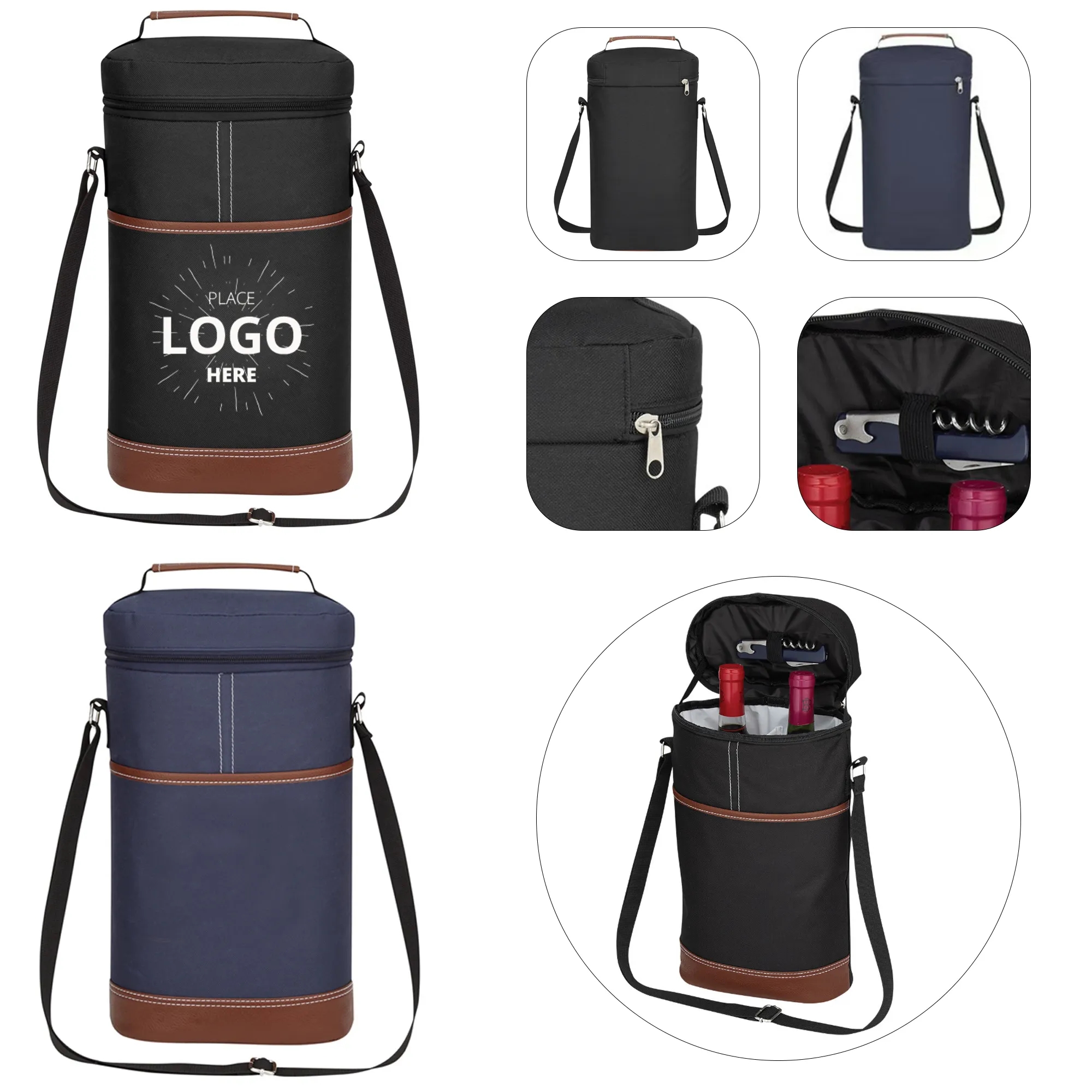 Red Wine Lunch Insulated Bag 3