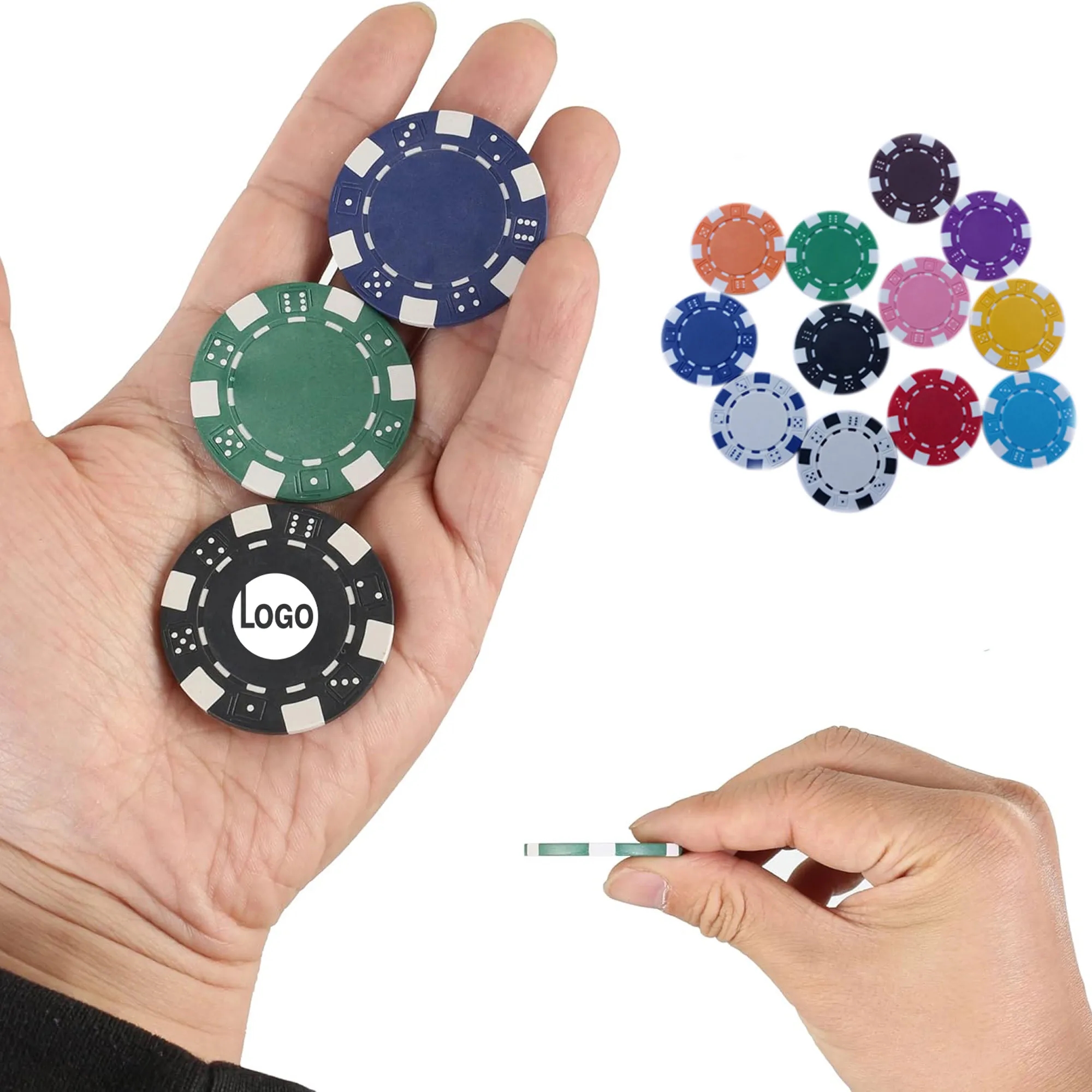 MOQ 100PCS 11.5Gram Poker Chips 2