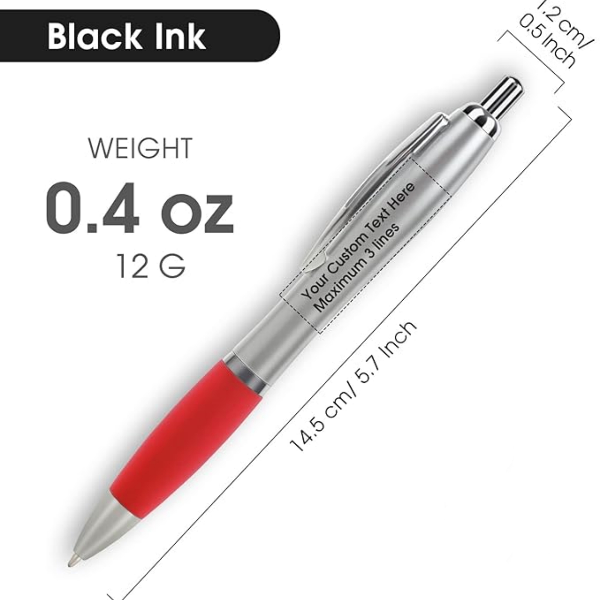 Custom Printed Ballpoint Click Pen 3