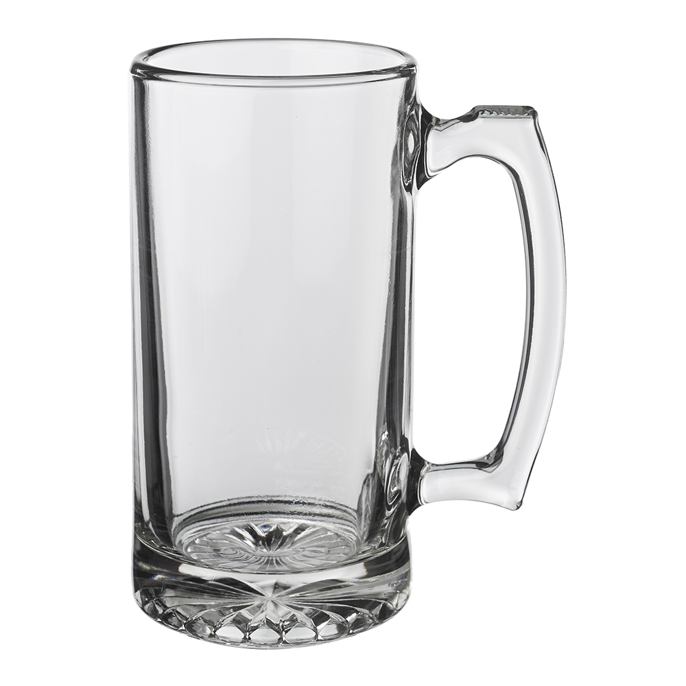 12 oz. Libbey Groomsmen Glass Beer Mugs 12