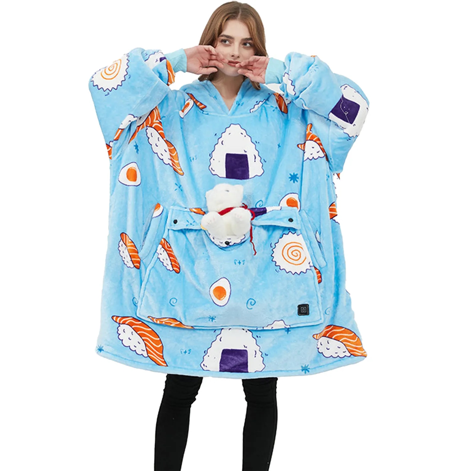 Usb Heated Wearable Blanket 4