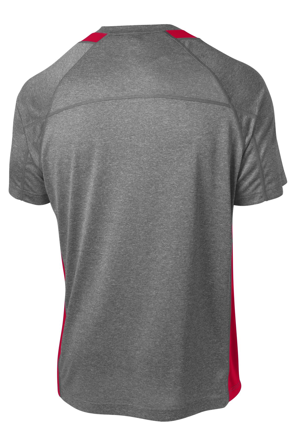Sport-Tek Heather Colorblock Contender Tee. ST361 23