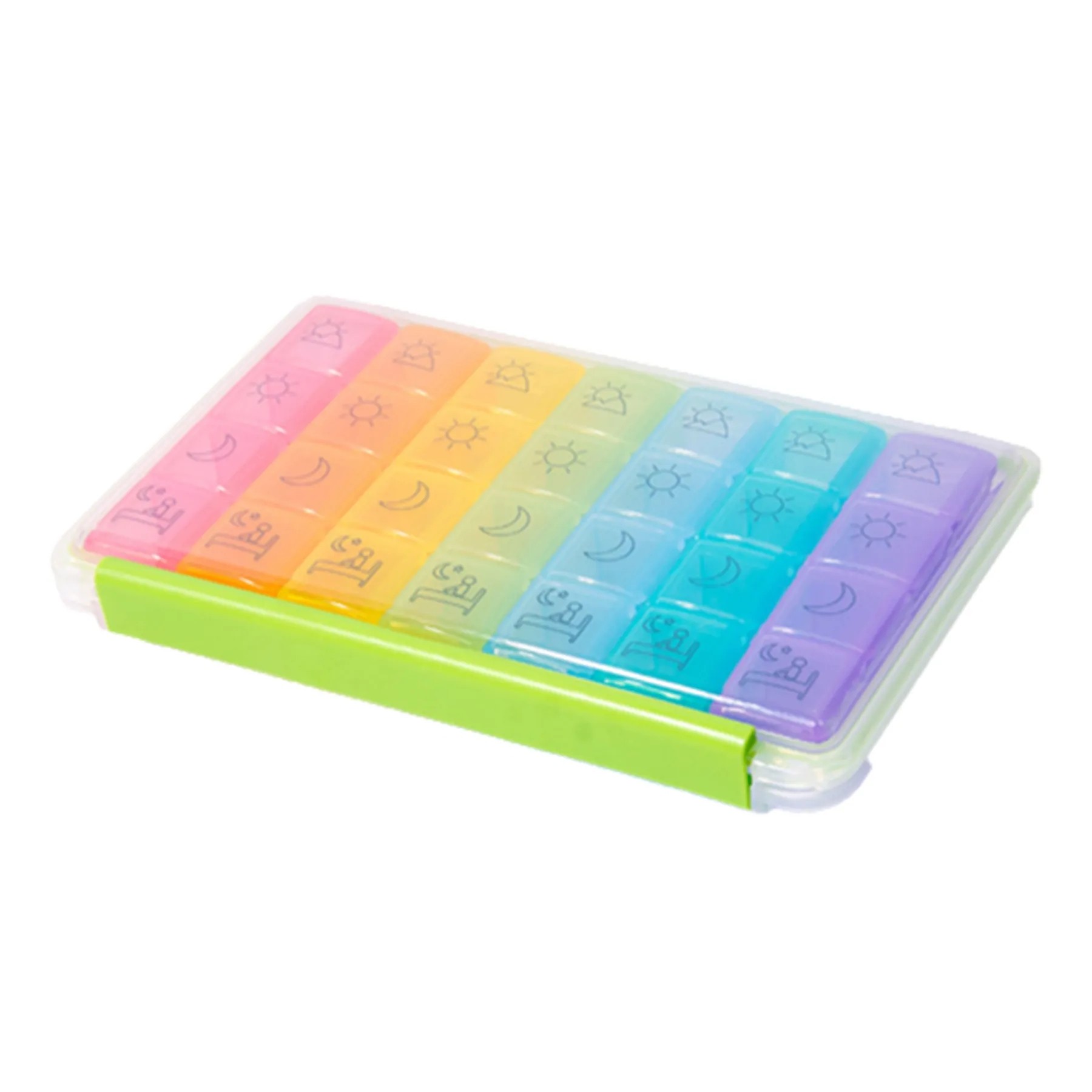 Weekly Pill Organizer With 28 Compartments 2