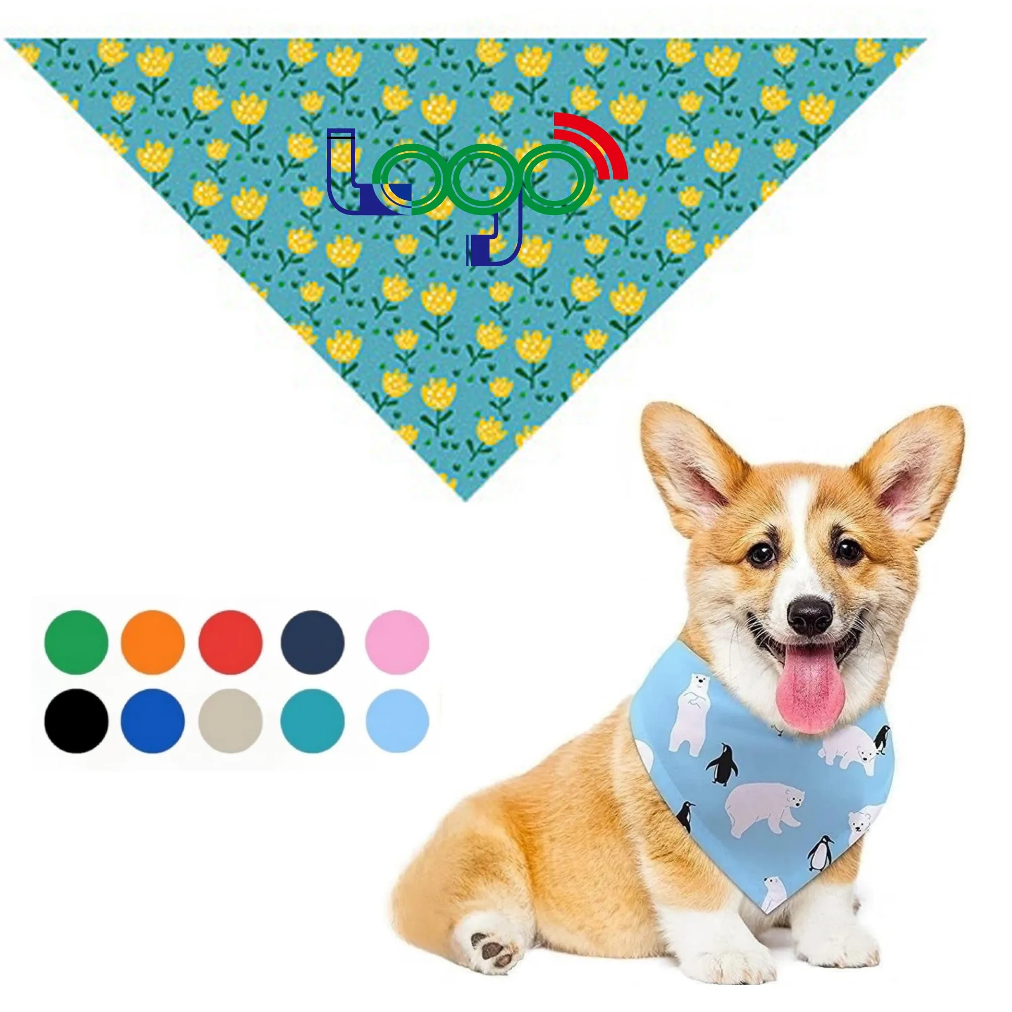 Pet Triangle Bandanas Dog Scarf 4