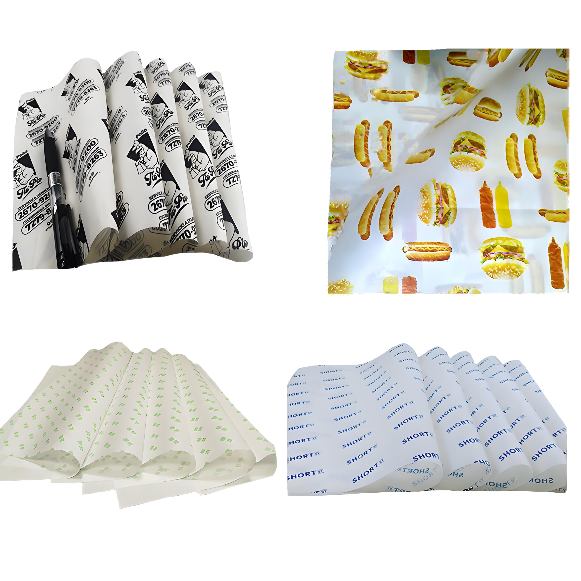 Waterproof Coated Food Wrap Paper and Basket Liner Paper 3