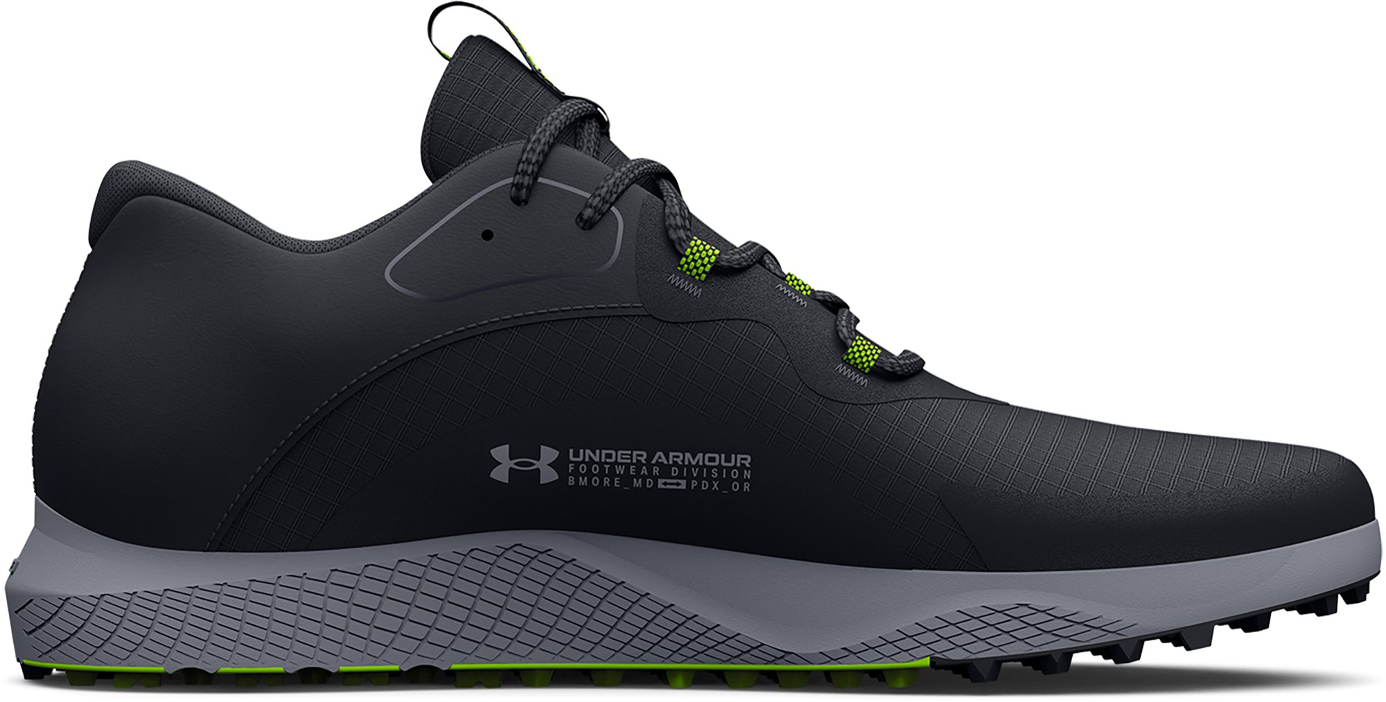UA Charged Draw 2 Spikeless Men's Golf Shoes, custom athletic wear with logo imprint 9