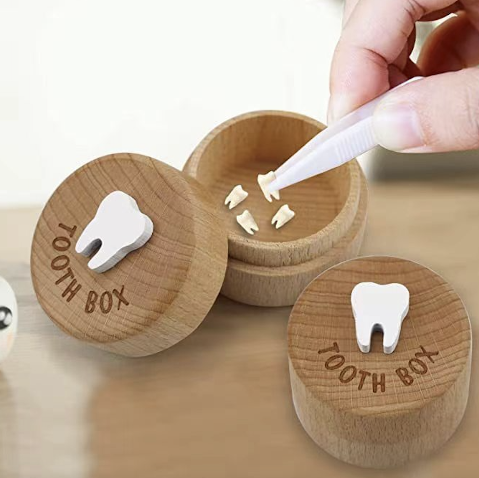 Wooden Tooth Fairy Keepsake Box 2