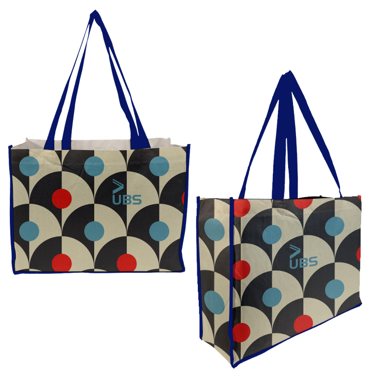 Full Side Gusset Vibrant Cotton Tote, custom tote bag with logo imprint 5
