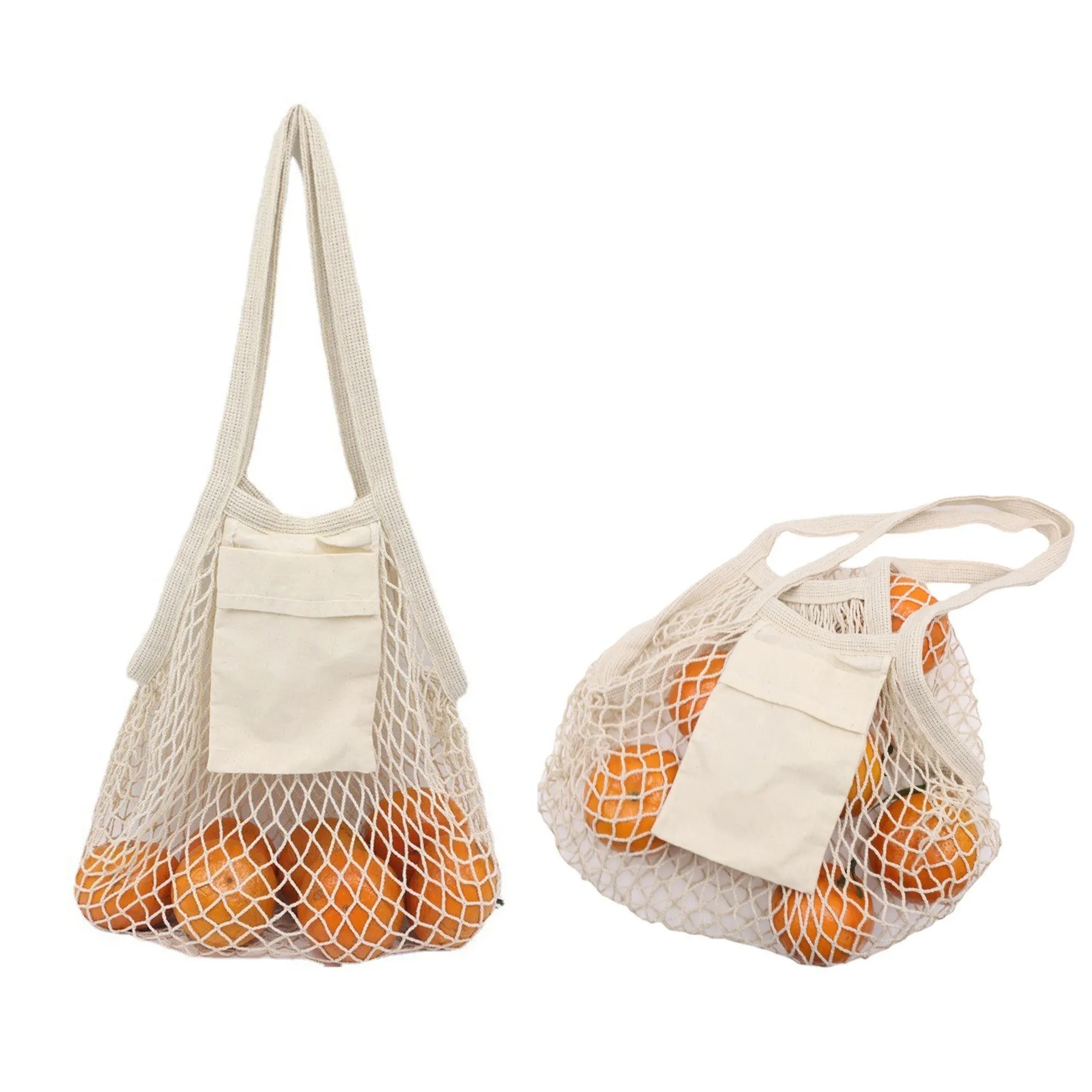 Collapsible Cotton Mesh Tote, custom tote bag with logo imprint 6