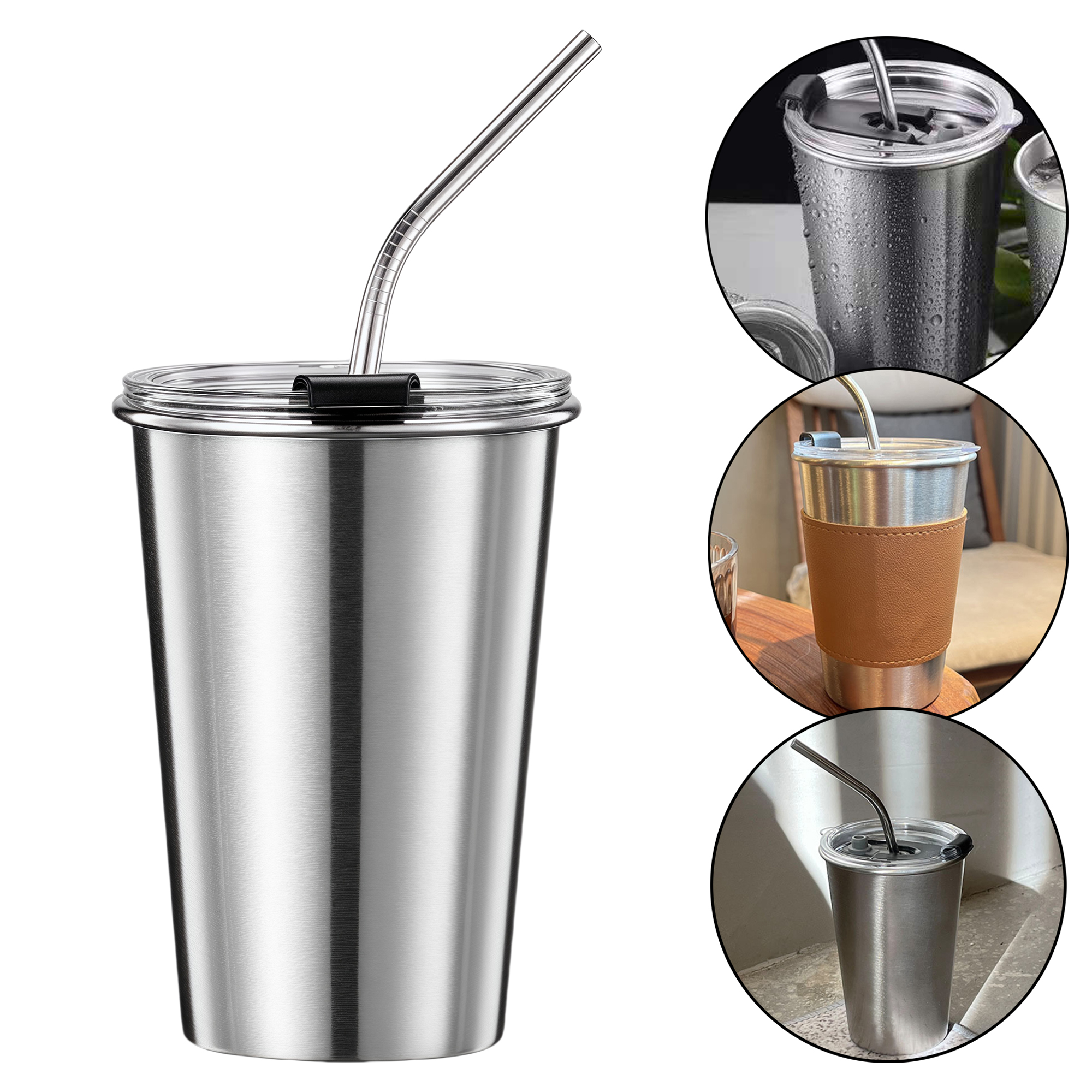 304 Single Layer Stainless Steel Juice Cold Drink Beer Cup 2