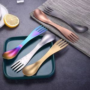 Octopus Dual Heads Fork With Spoon 13