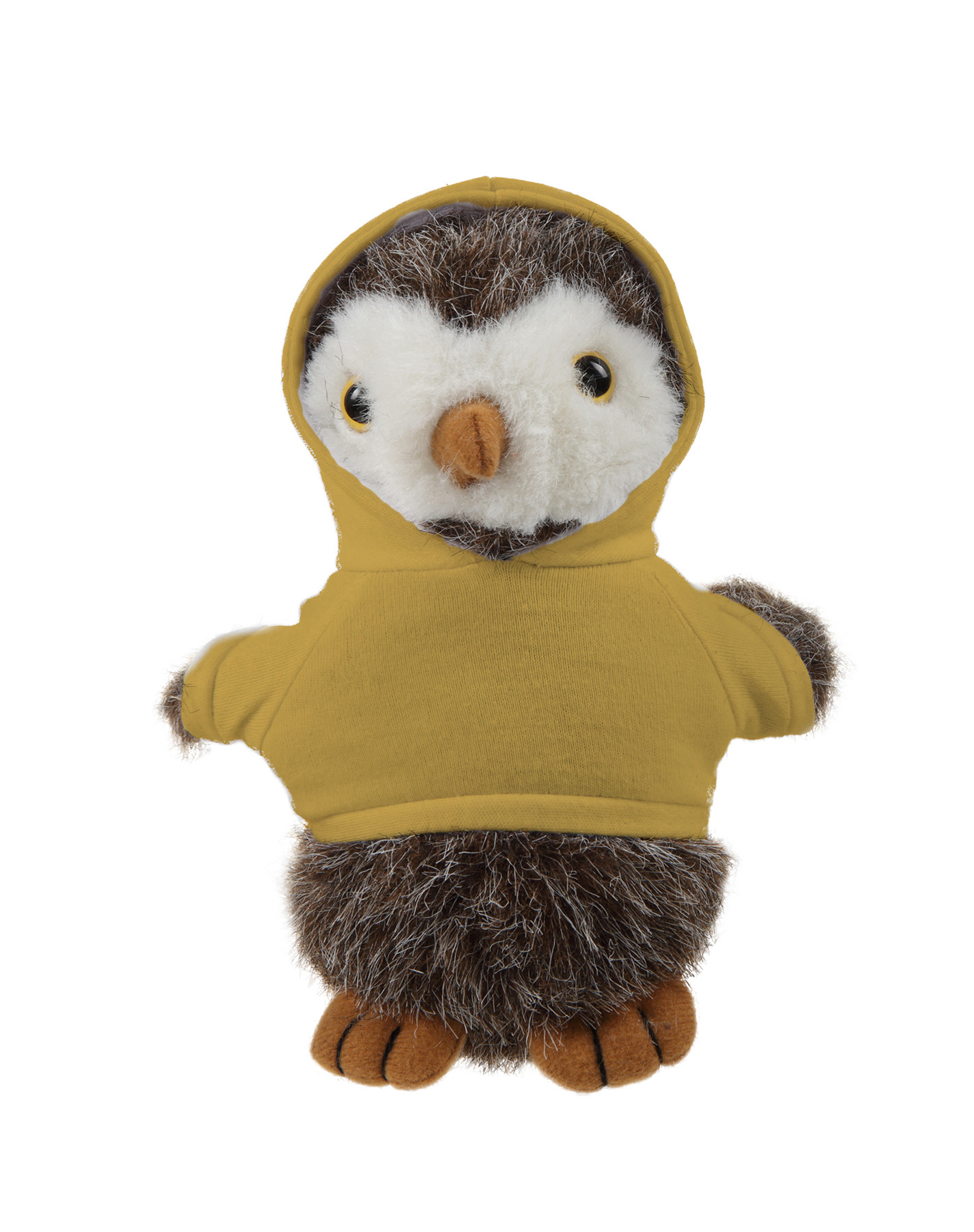 Soft Plush Standing Owl wearing a Hoodie 18
