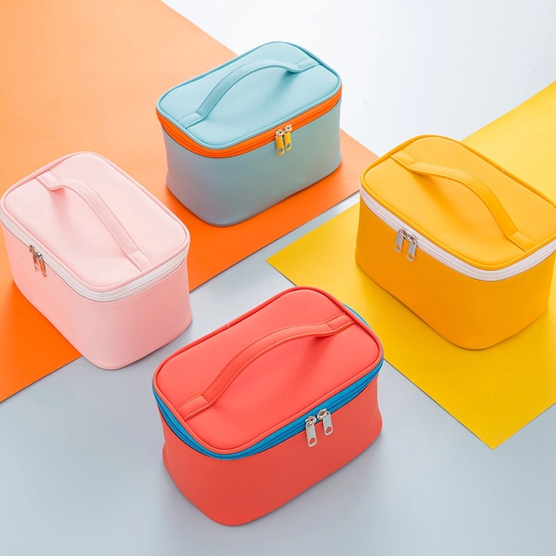 PU Travel Makeup Organizer Box & Cosmetic Toiletry Bag 4