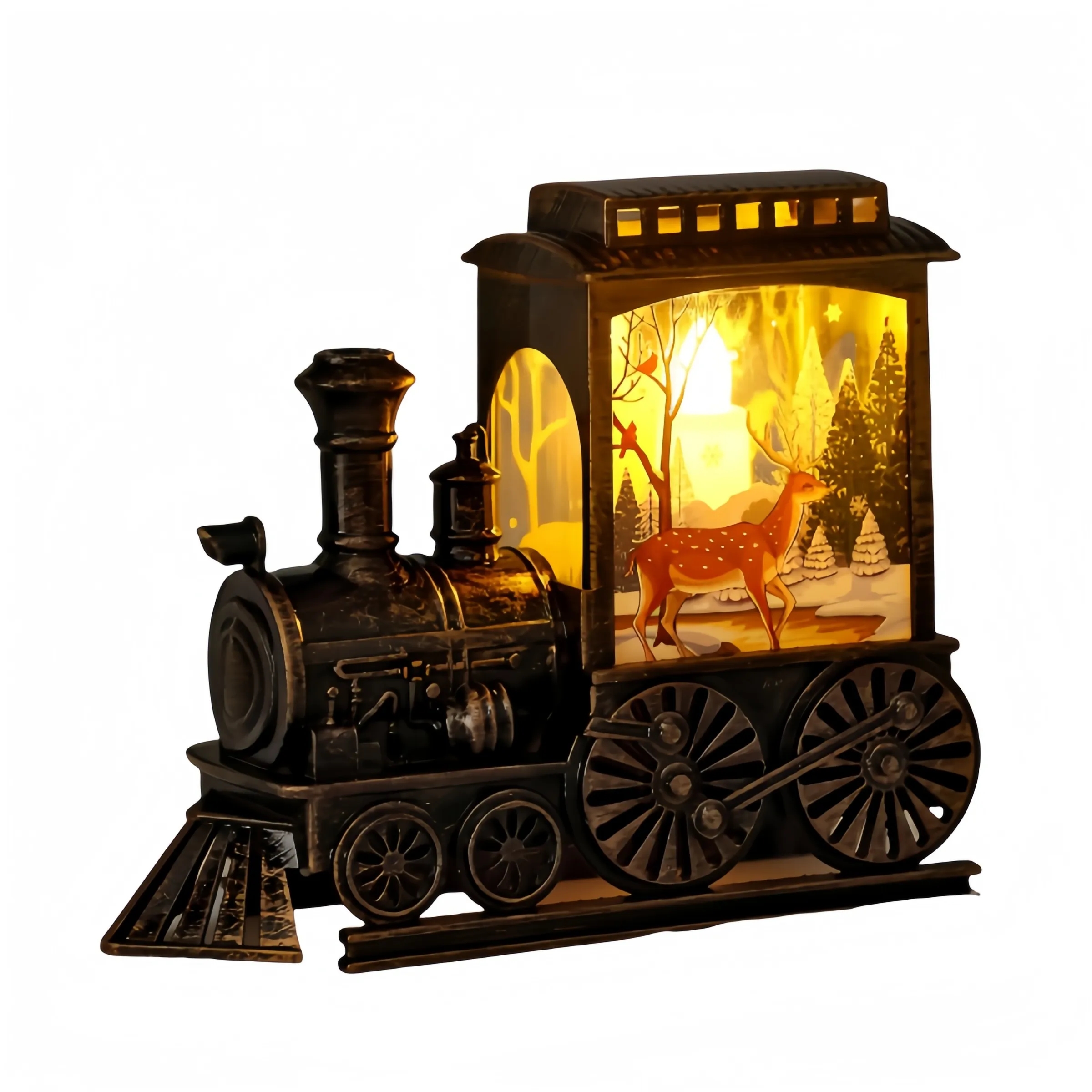 Christmas Vintage Train LED Bight Light 3