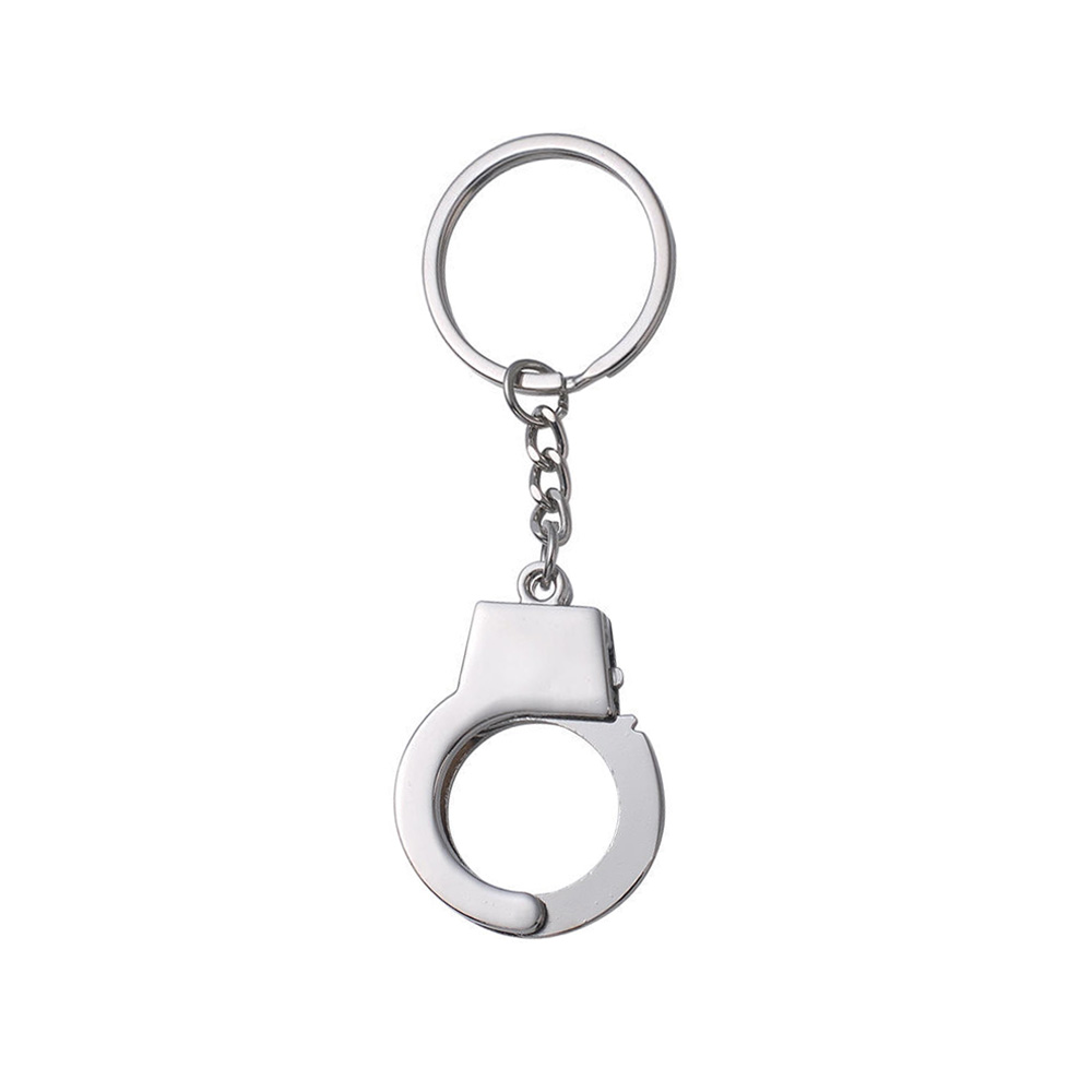 Custom Metal Handcuff Shaped Key Chain 5
