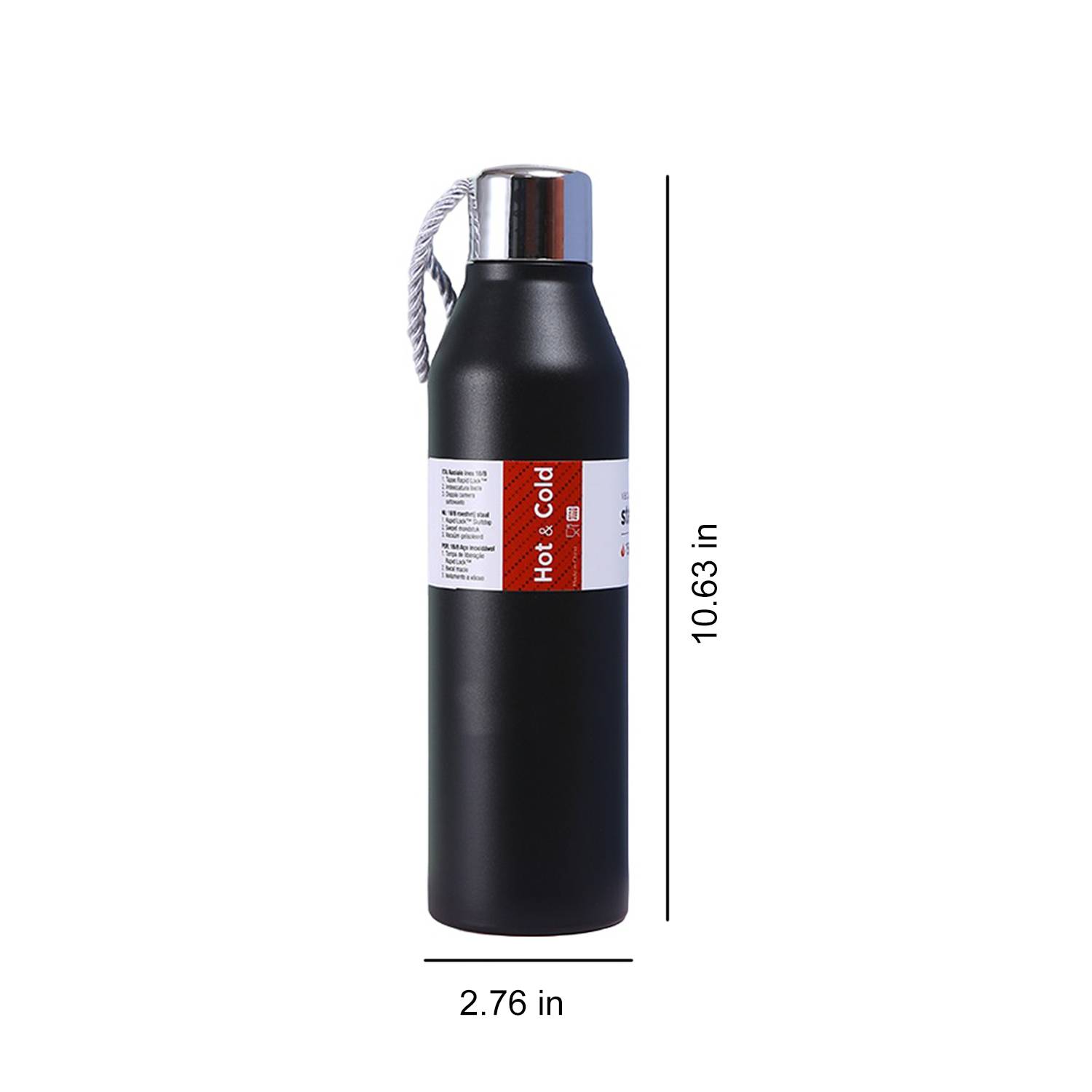 17oz Portable Stainless Steel Insulated Sports Bottle 9