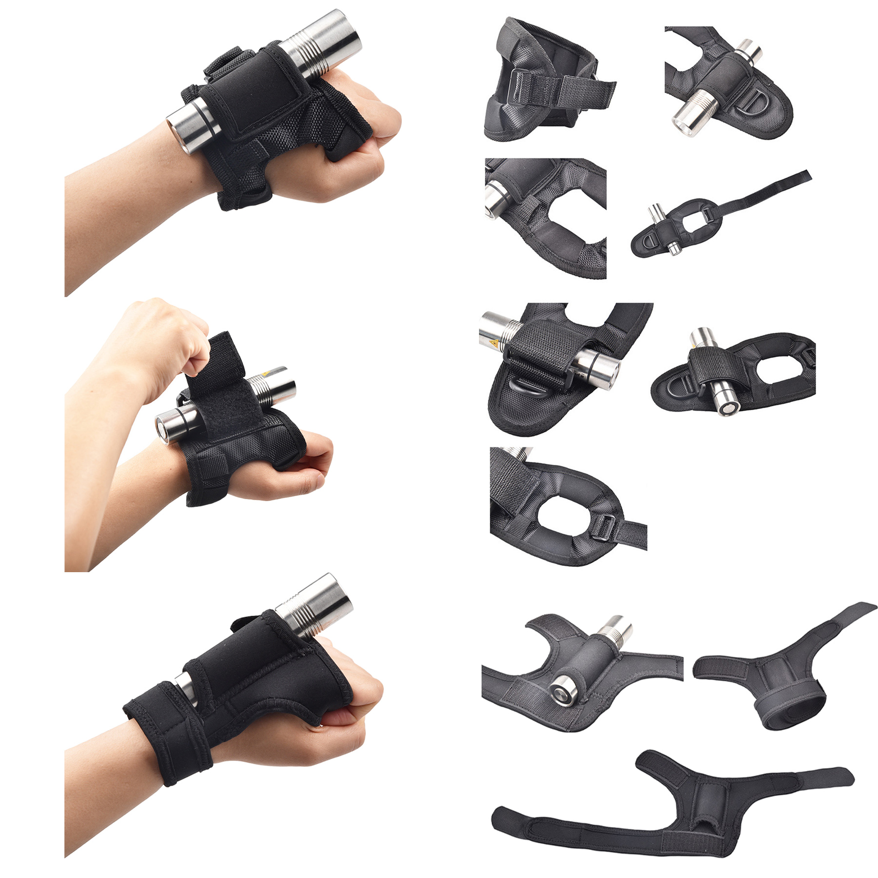 Hand Free flashlight Holder 3