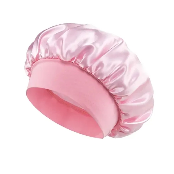 Colorful Wide-Band Elastic Sleep Cap with Soft Headwear 4