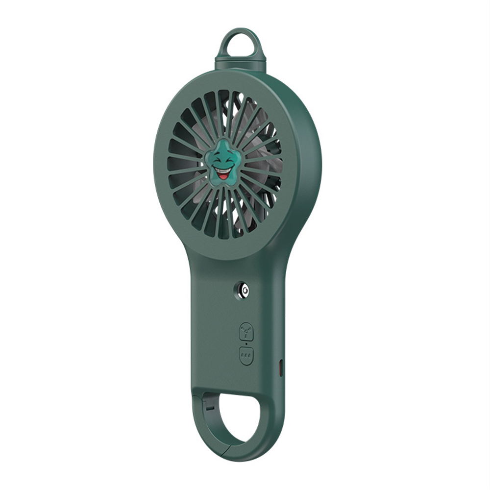 Handheld Misting Fan With Carabiner Keychain 1