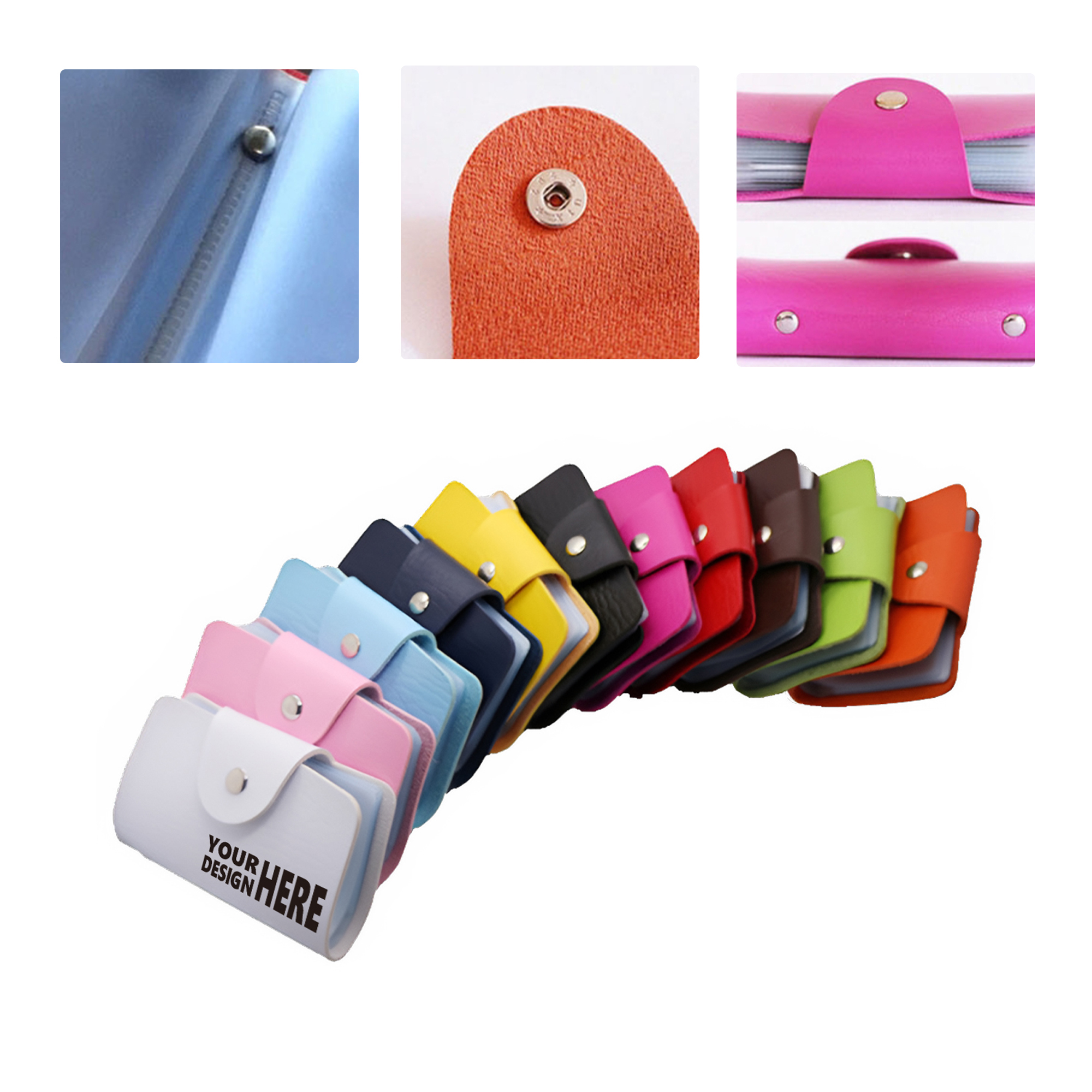 MOQ50 Personalized Blocking Card Holder Wallet 1
