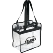 Game Day Clear Zippered Safety Tote 48