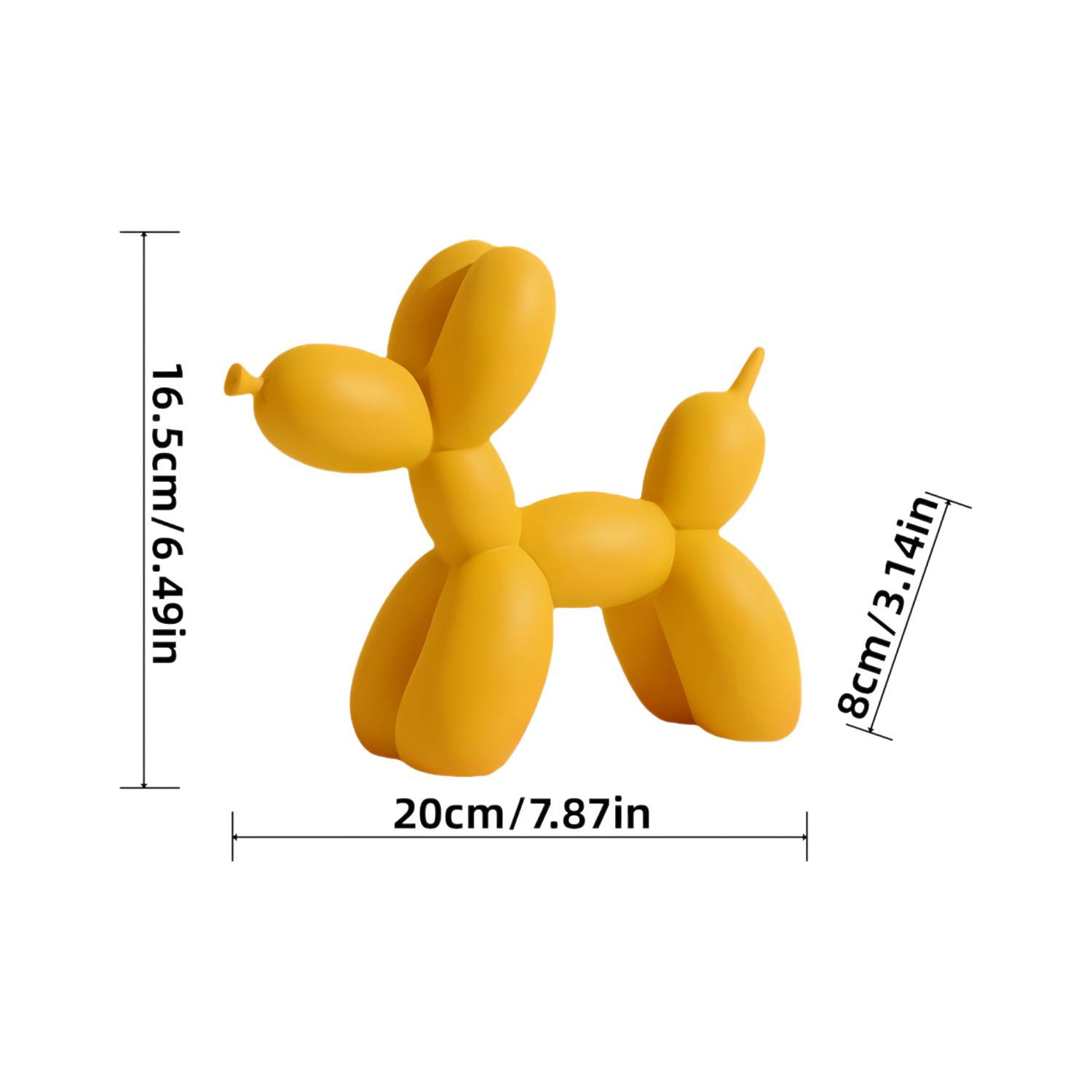Resin Balloon Dog Sculpture Decor 16