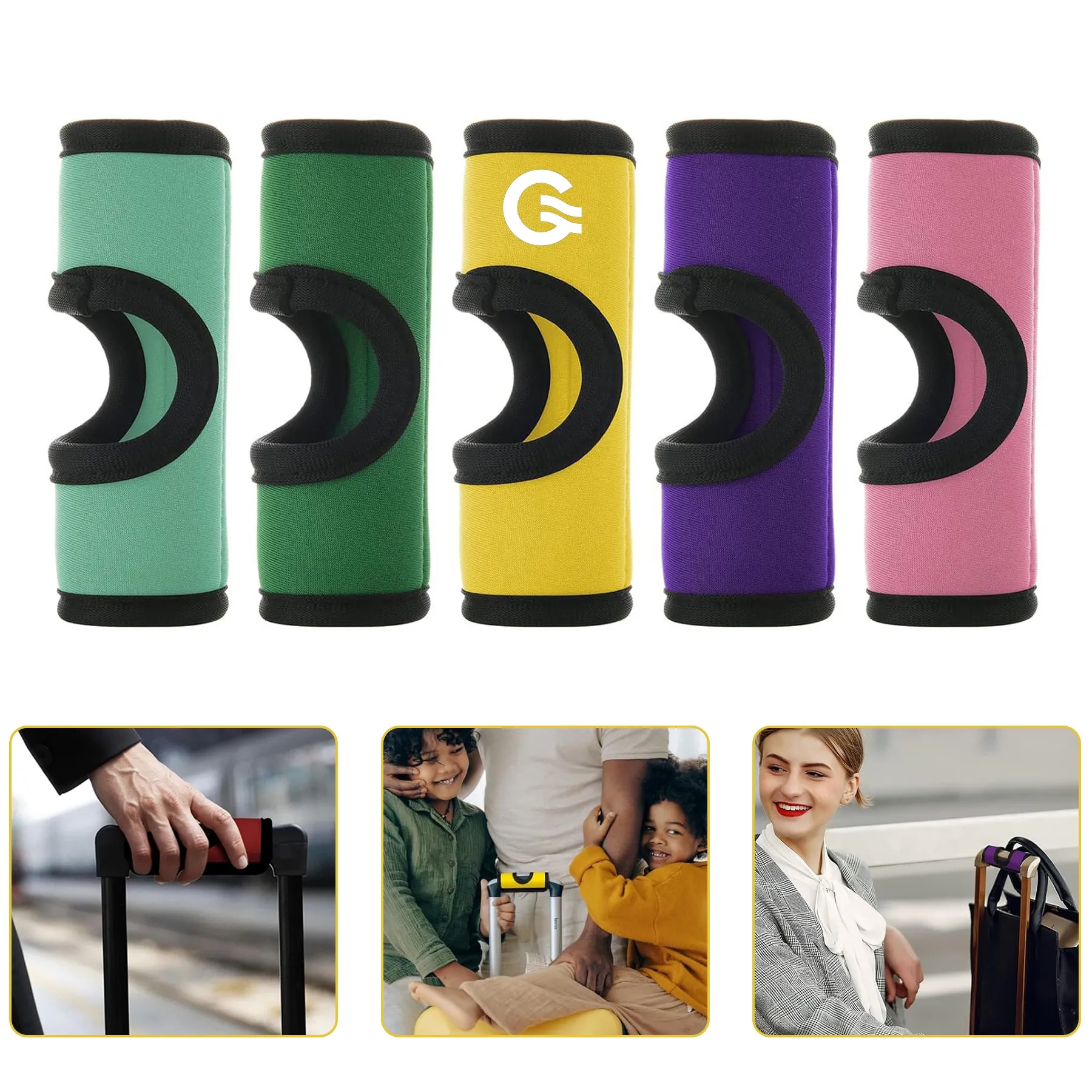 Neoprene Luggage Handle Package Tags 2