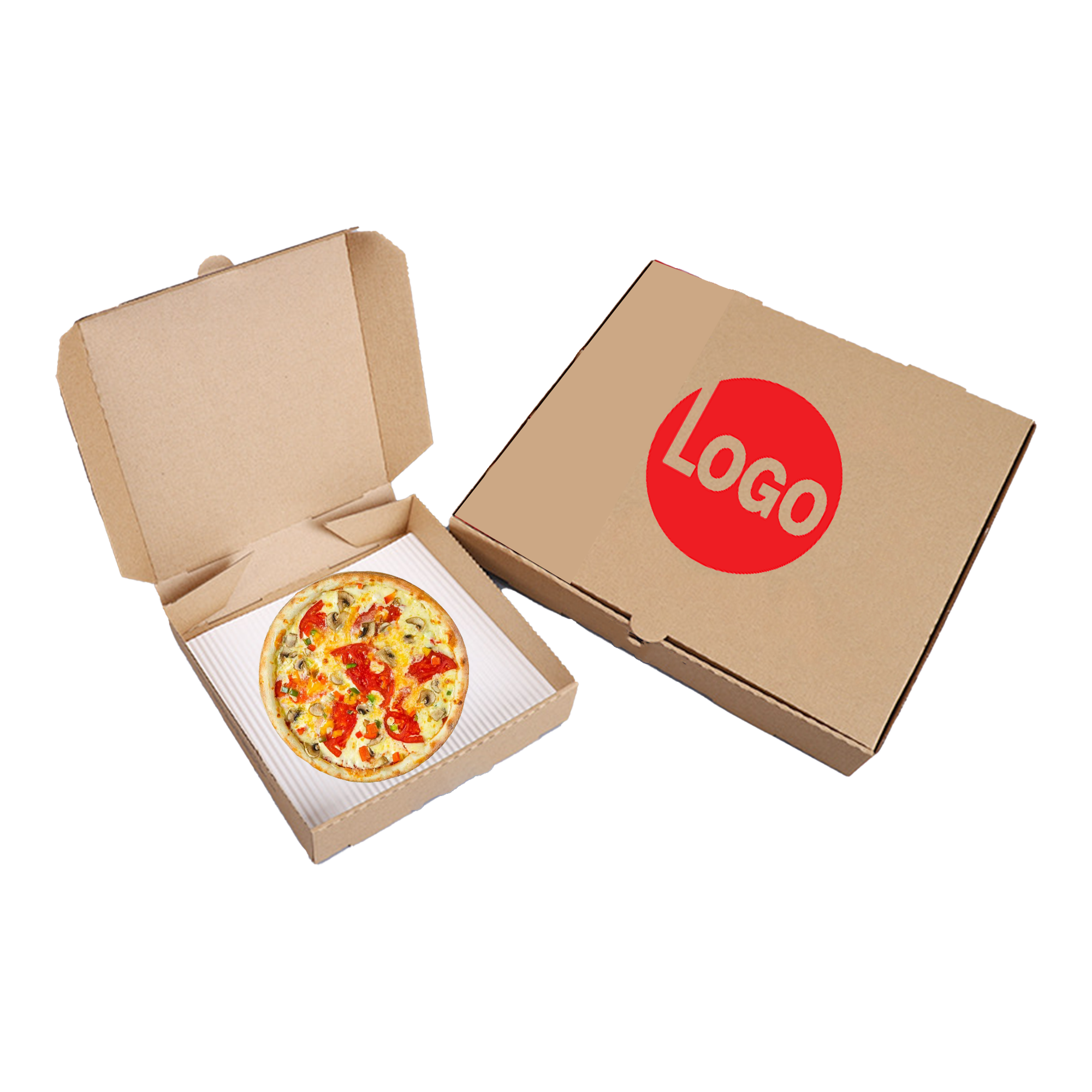 Thickening Brown Pizza Box 2