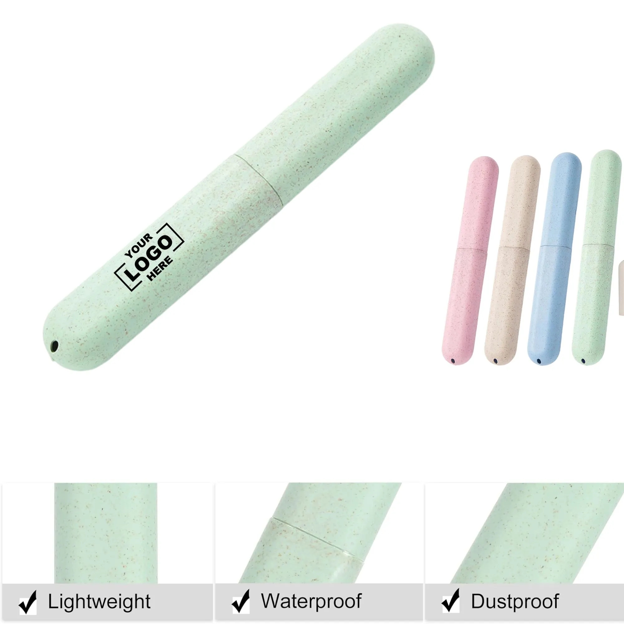 Wheat Straw Toothbrush Case
