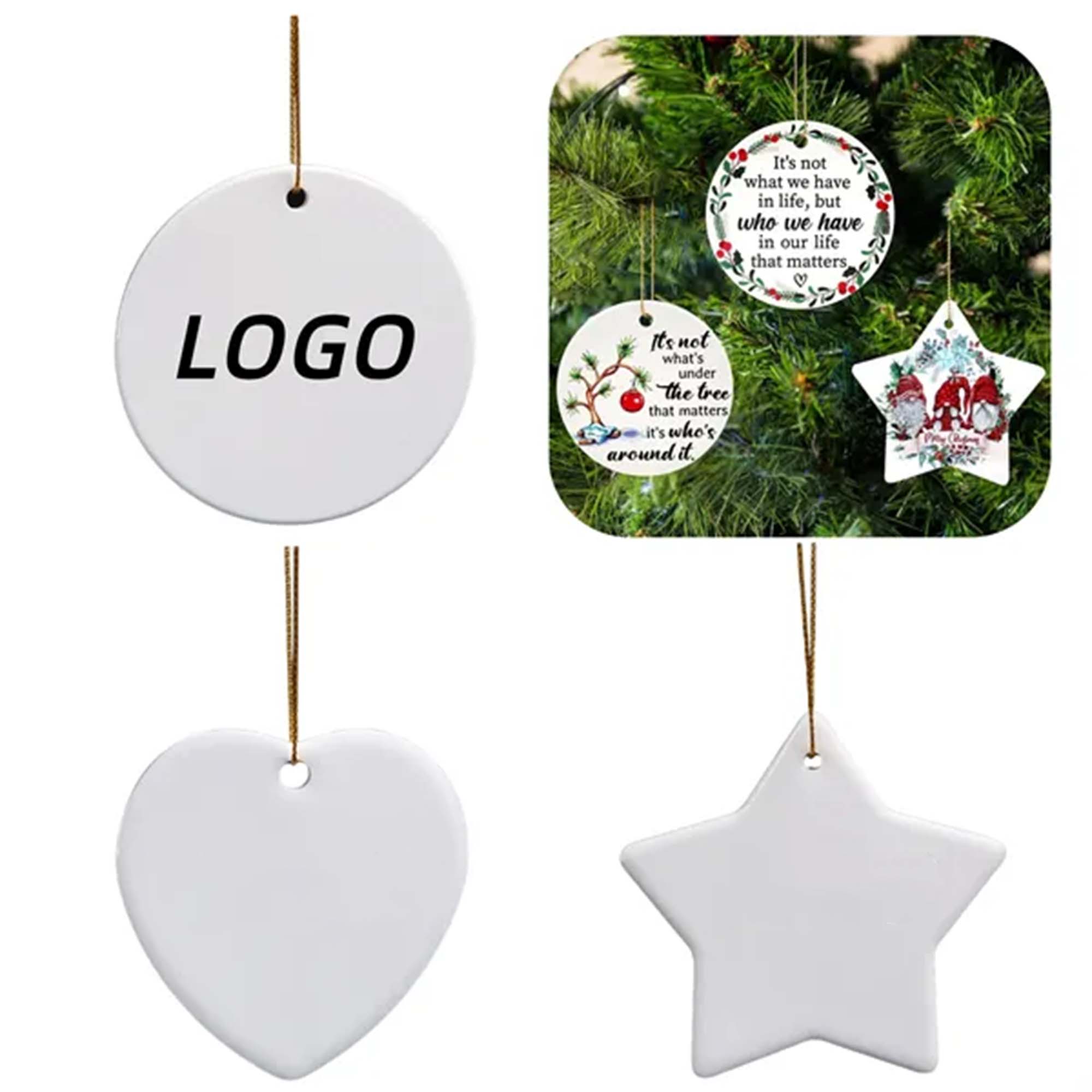 Christmas Ceramic Pendant 5