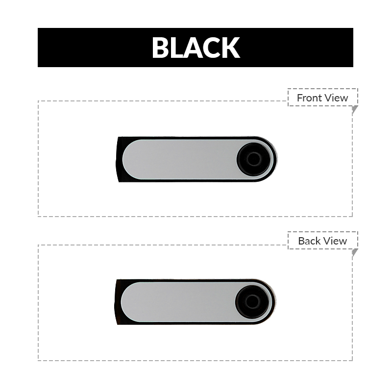 Translucent Swivel USB Flash Drive 5