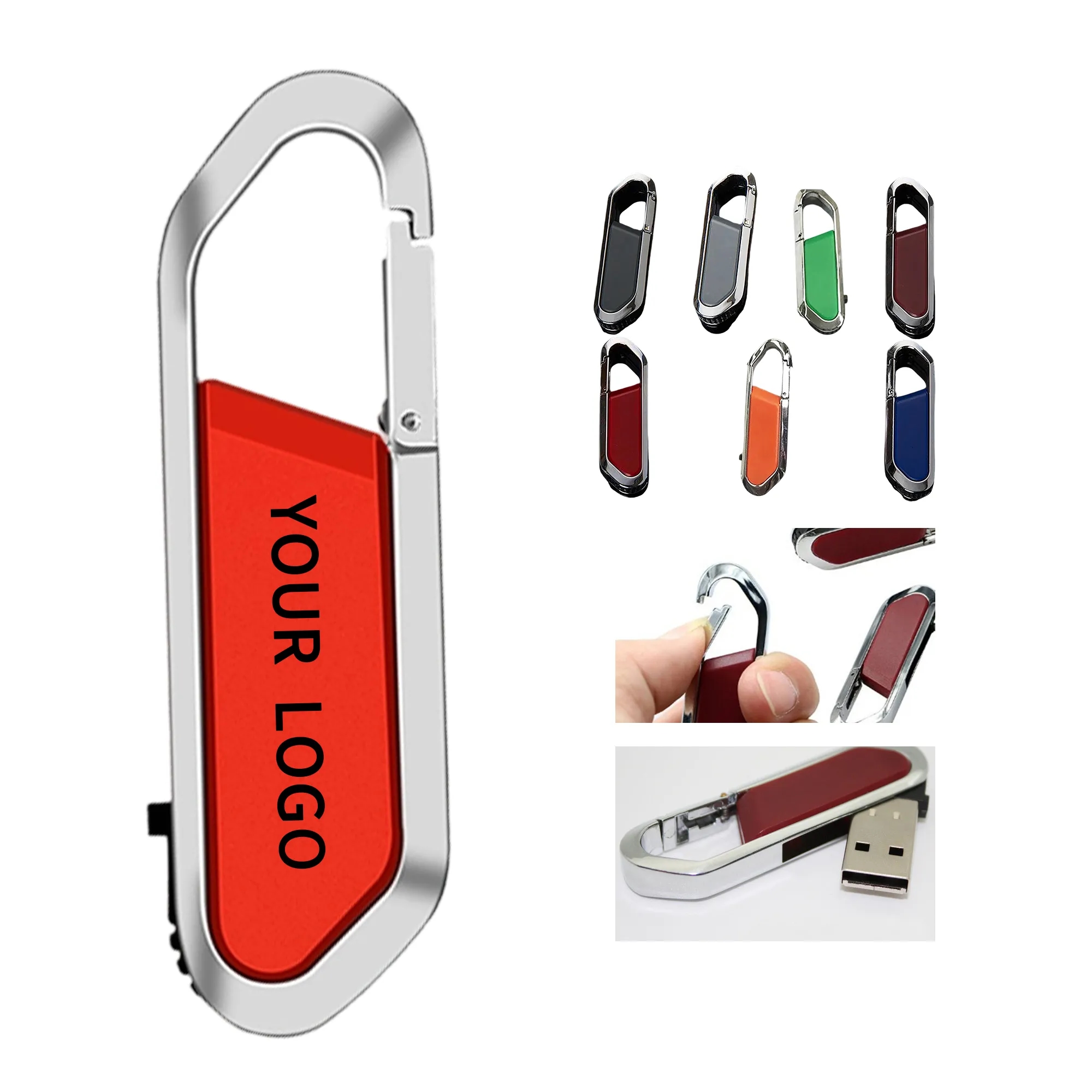 USB Drive 4GB Metal Clip 1