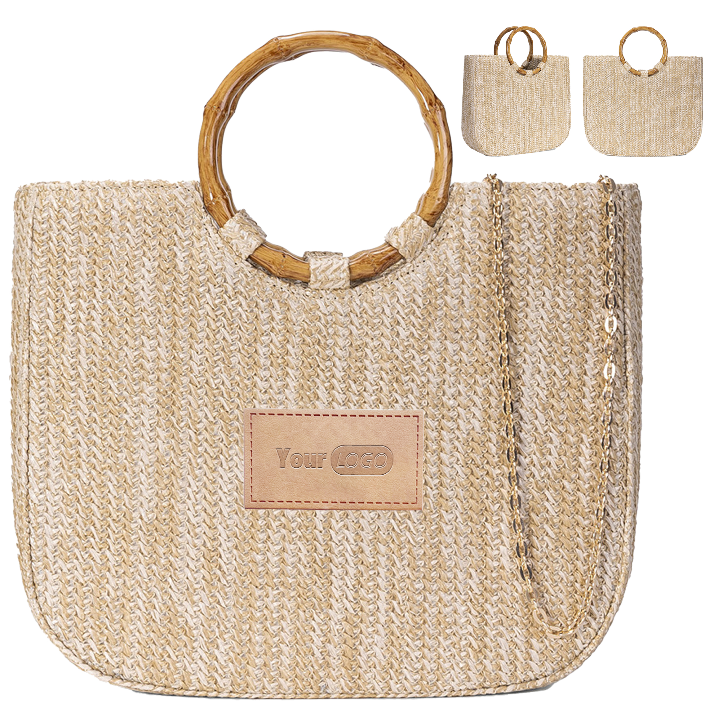 Straw Fashion Handbag 1