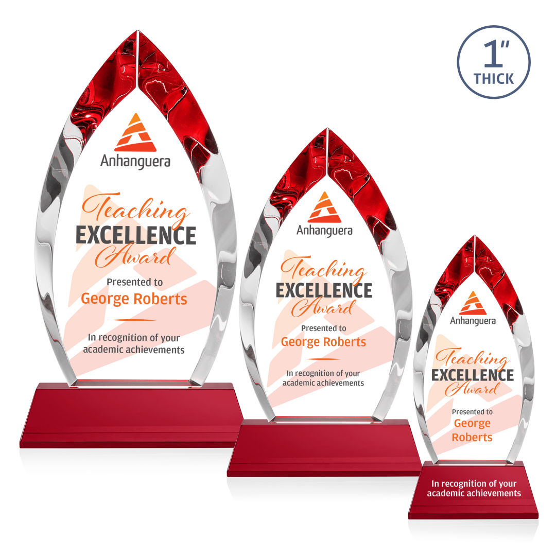 Marinello VividPrint™ Award on Base - Red