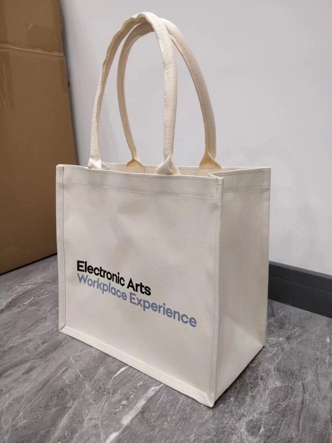 Recyclable Jute Cotton Tote Bag 2
