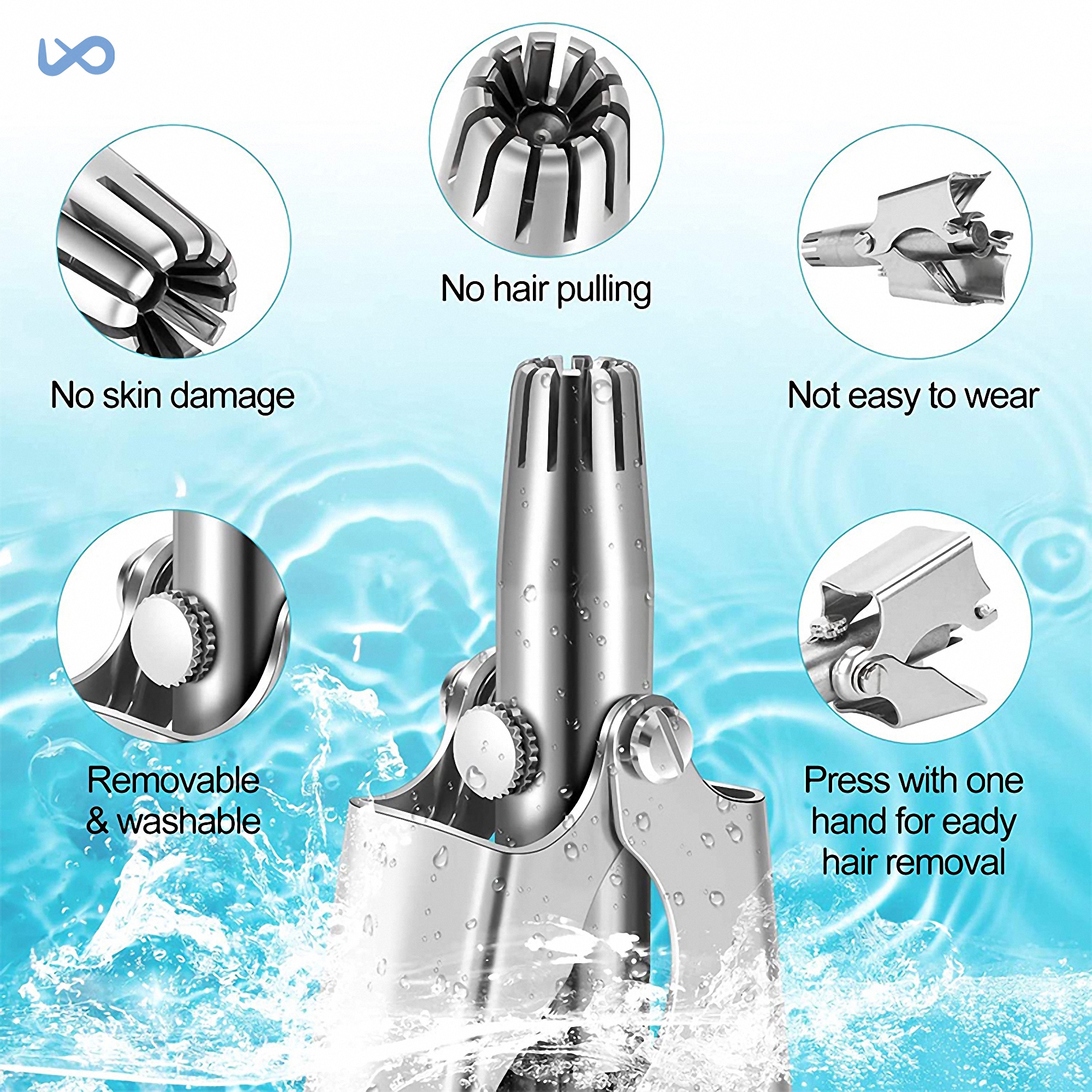 Electric Nose Hair Trimmer for Men 4