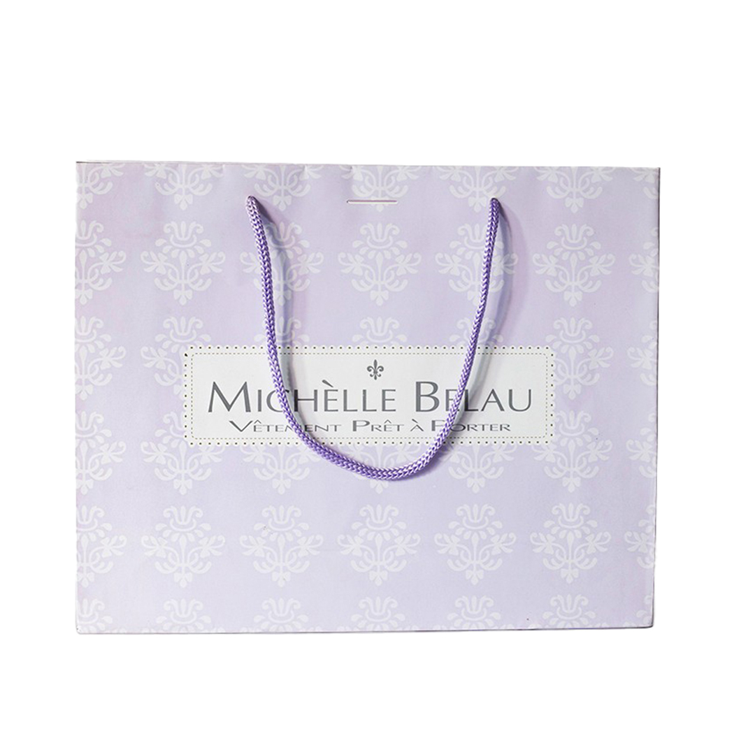 250g C1S paper bag with full color imprint on all sides (10.5*8.25*4") 2