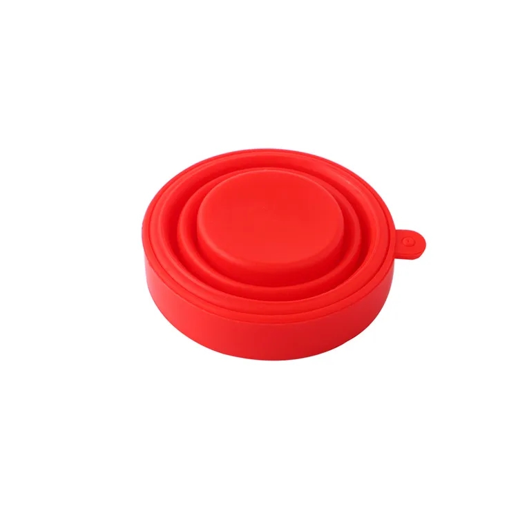 6OZ Portable Silicon Glue Folding Cup 2