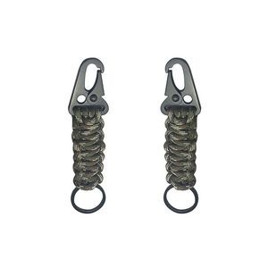 Handmade Paracord Survivor Rope Key Chain With Eagle Beak Carabiner 2
