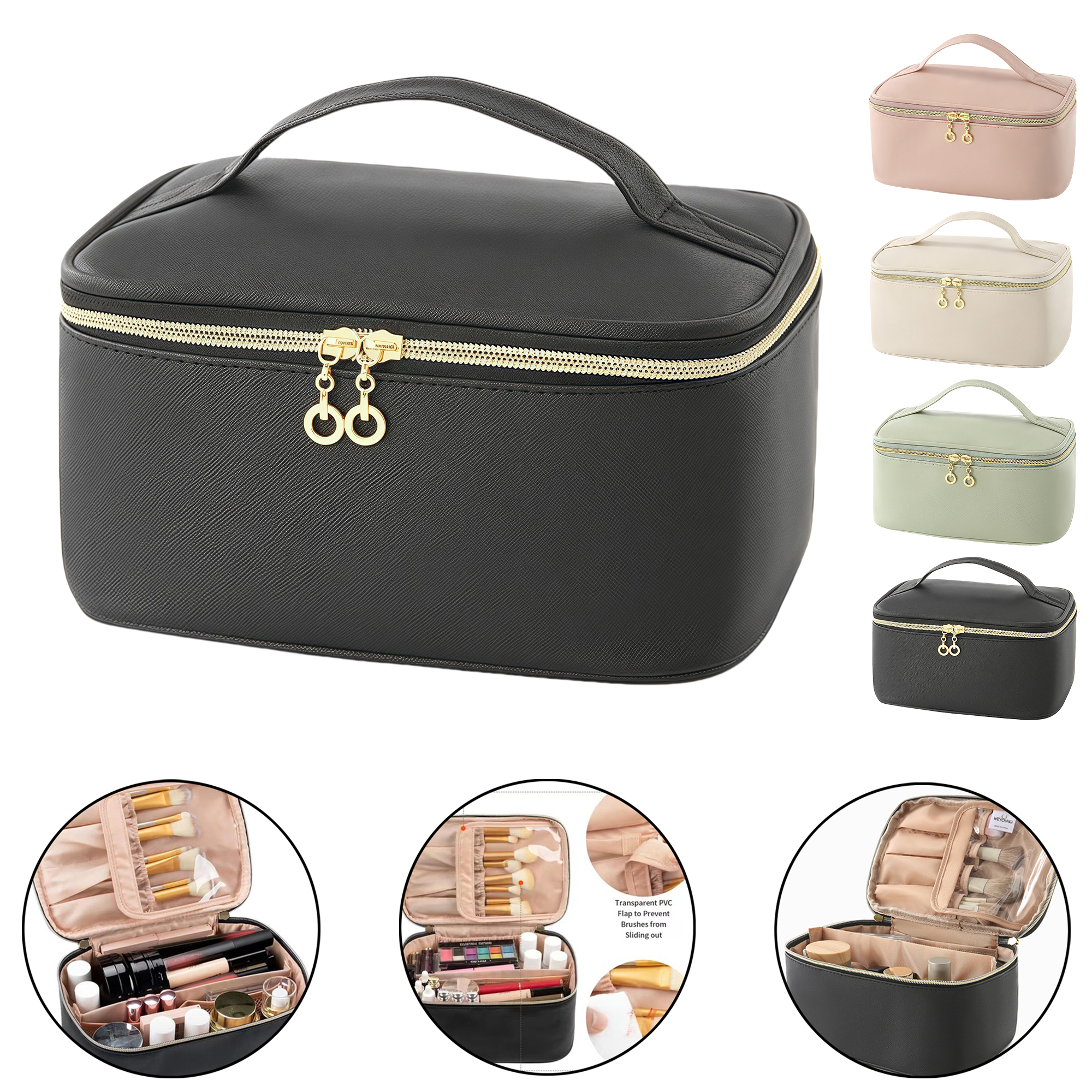 Large Capacity Women's Cosmetic Makeup Travel Bag 5