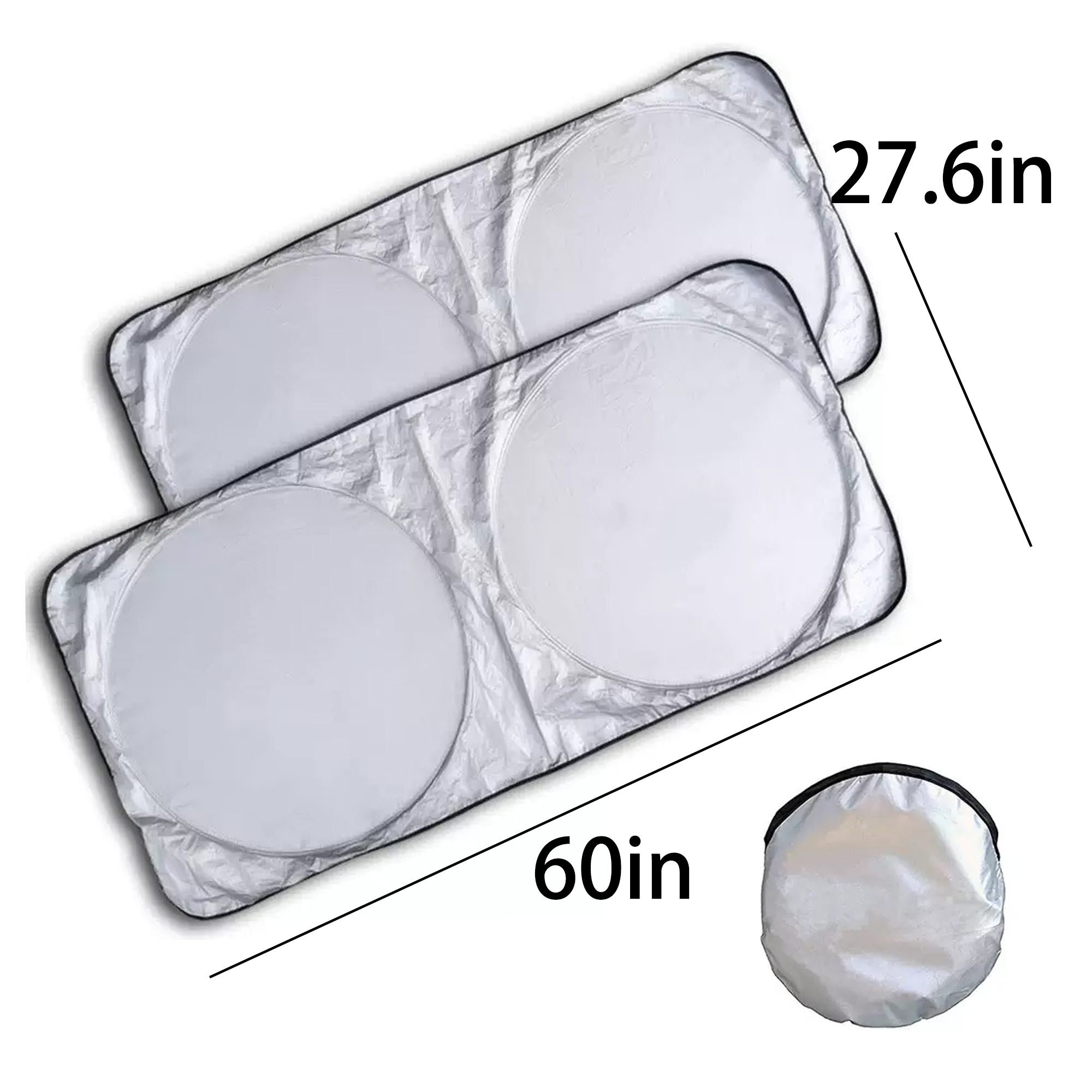 Foldable Dual-Ring Car Sunshade 2
