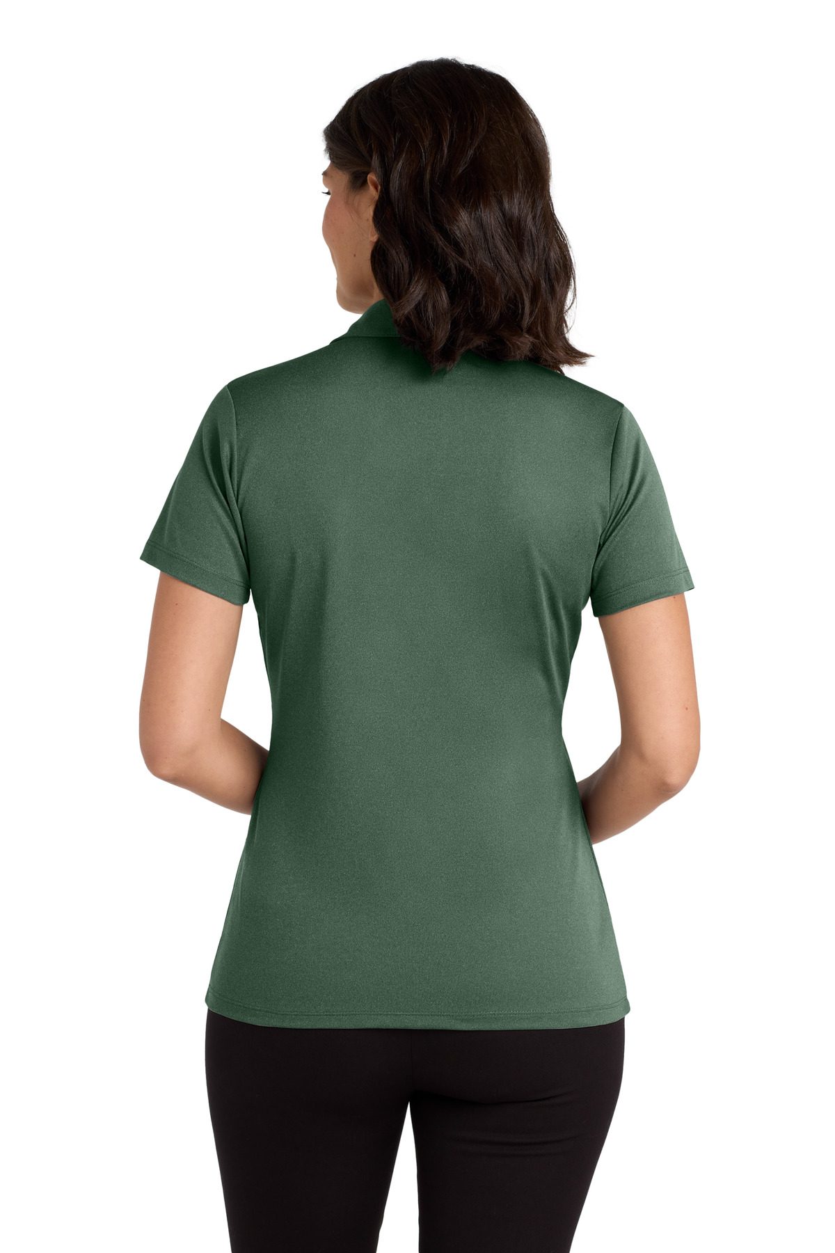 Port Authority Women's Heathered Silk Touch Performance Polo. LK542 52
