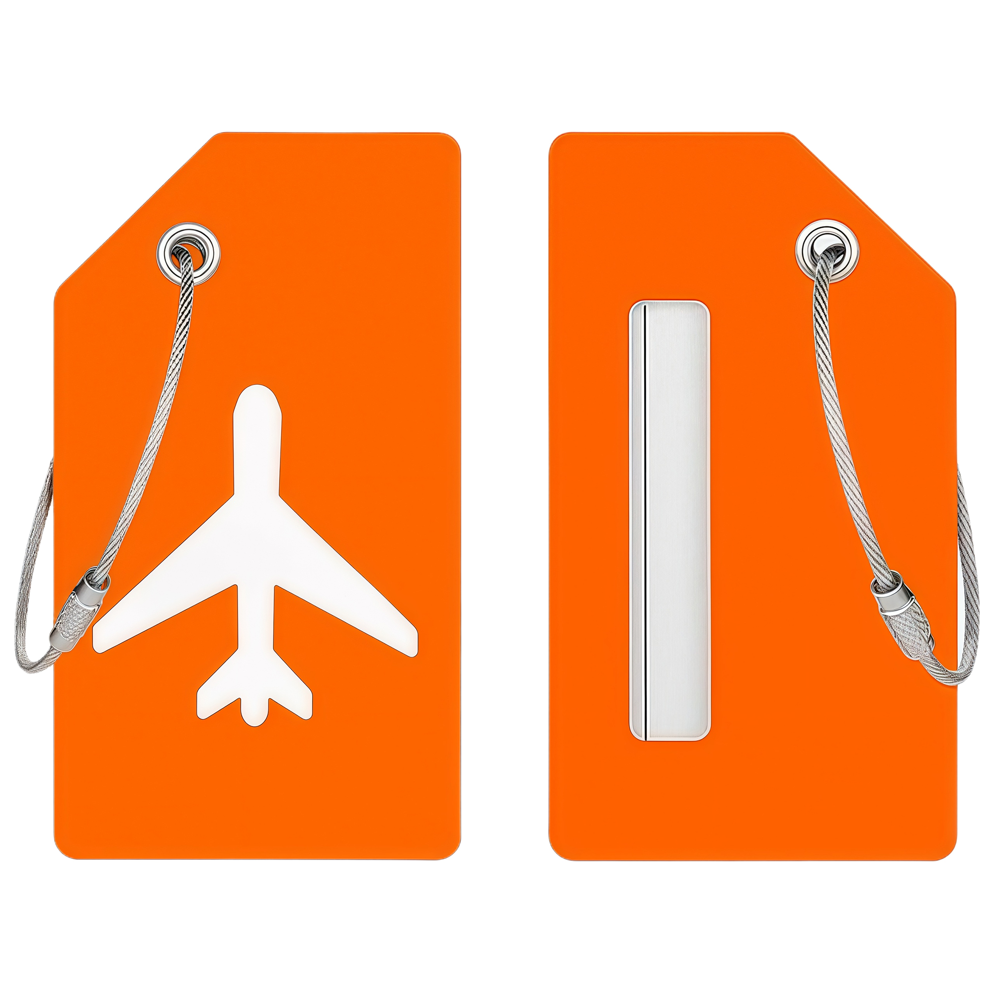 Silicone Luggage Tag for Travel - 2x3.5" Name Card Holder 8
