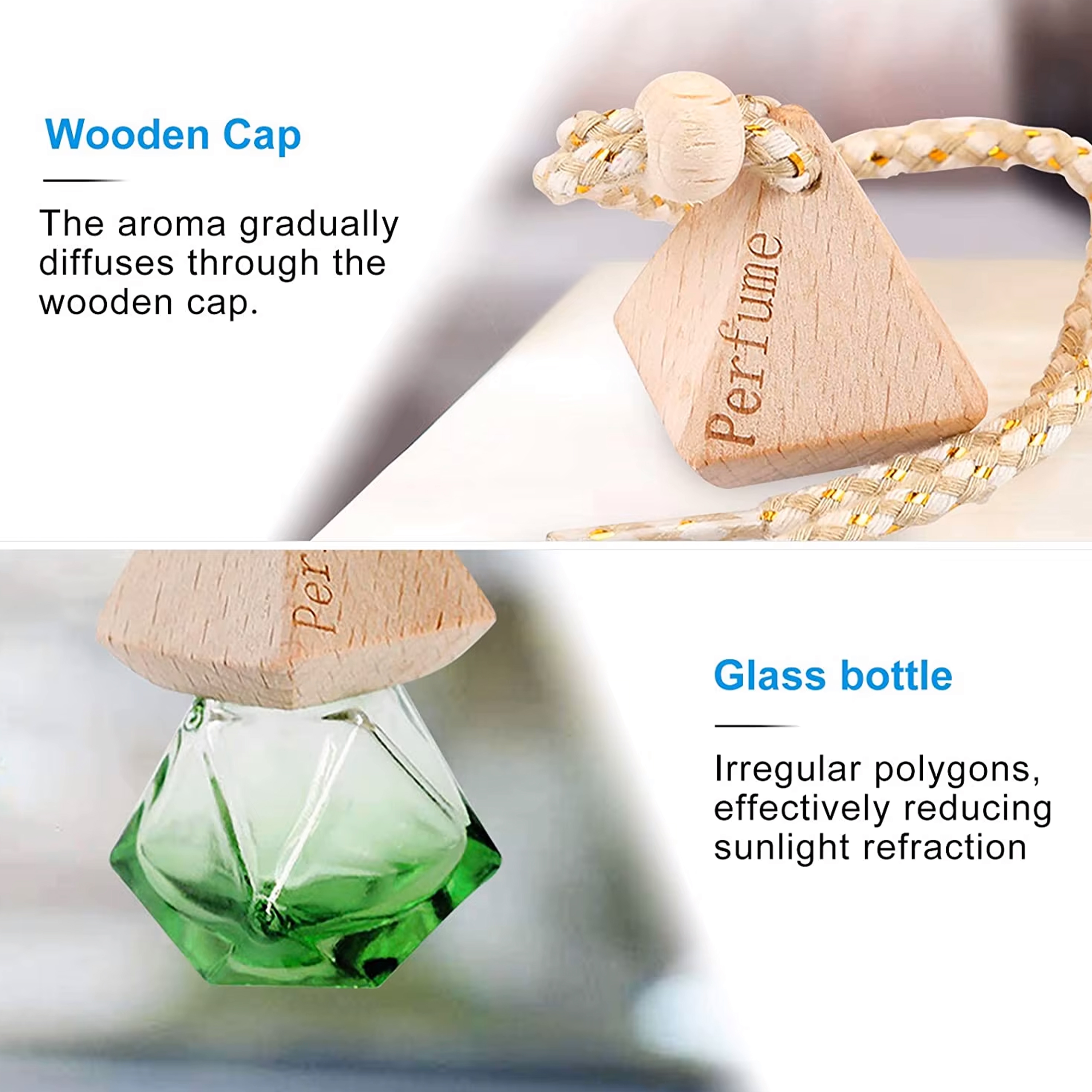 AromaGem Refillable Car Diffuser 8