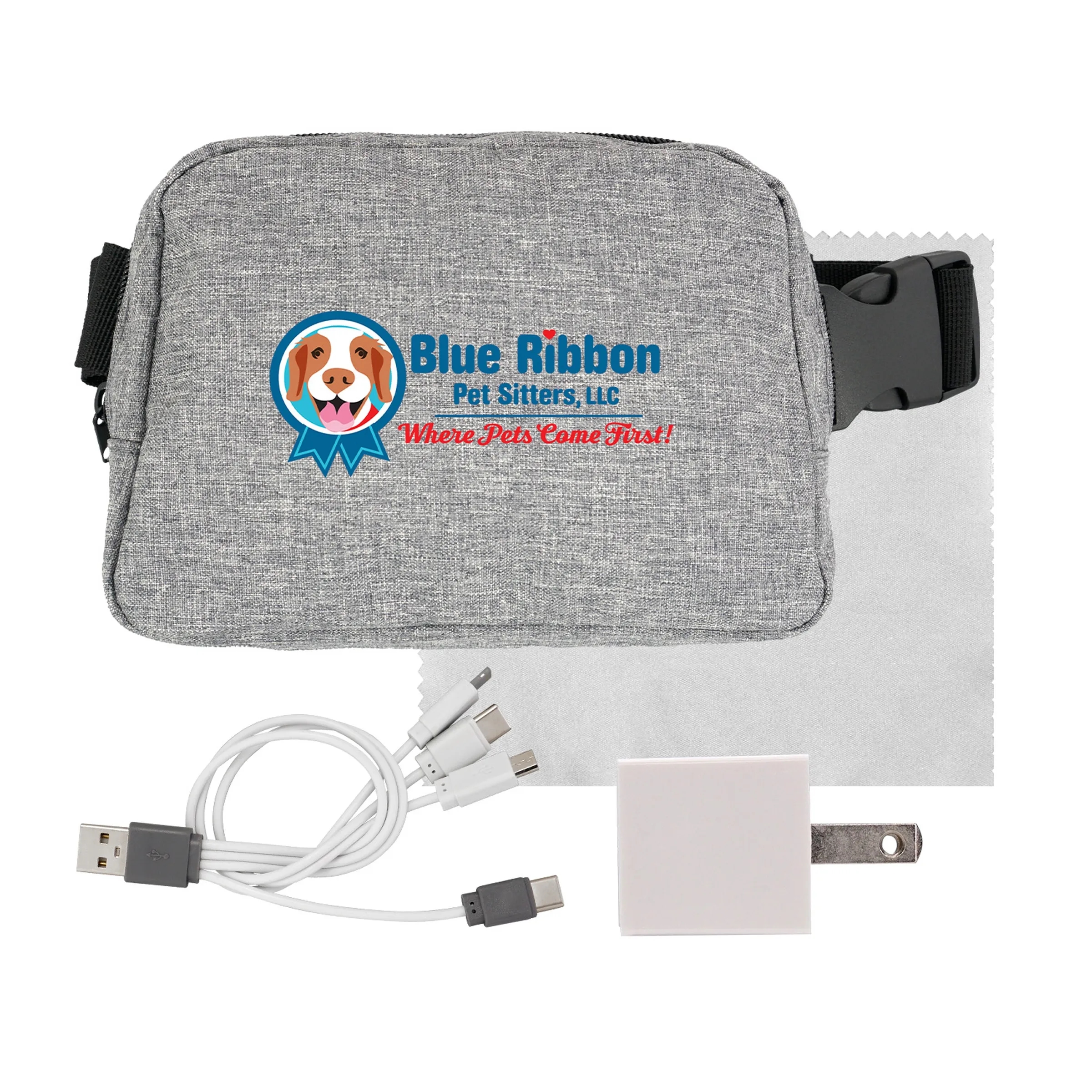 CHARGE & CLEAN RECYCLED FANNY PACK KIT 6