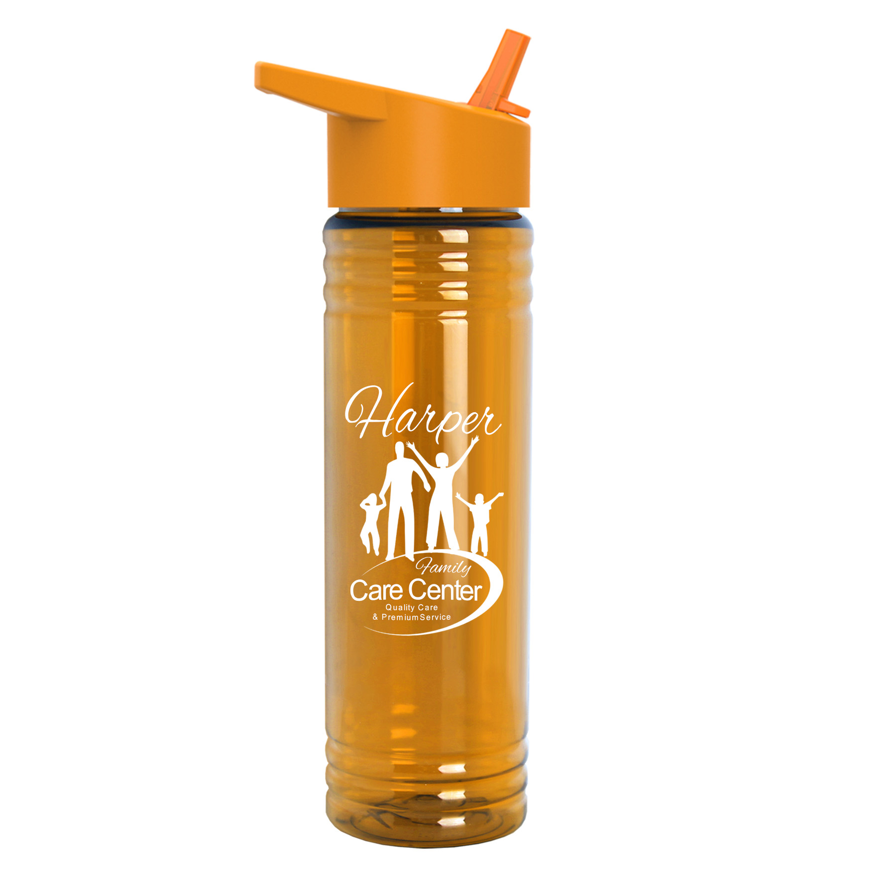Garyline® Slim Fit Bottle with Flip-Straw Lid - 24 oz. 343